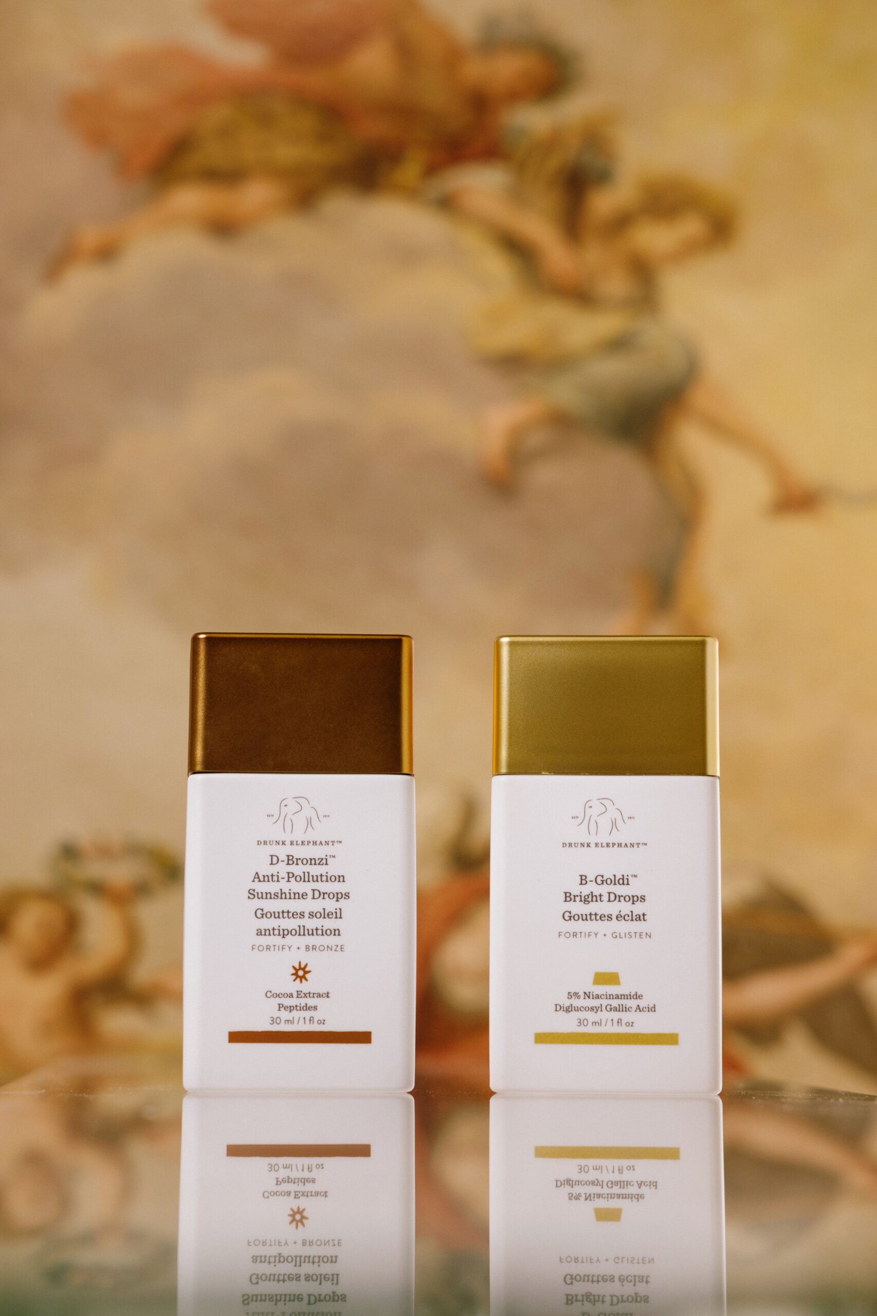 Набор из двух тонирующих сывороток для лица Drunk Elephant Time to Reflect Kit 30ml/30ml
Набор из двух тонирующих сывороток для лица Drunk Elephant Time to Reflect Kit 30ml/30ml