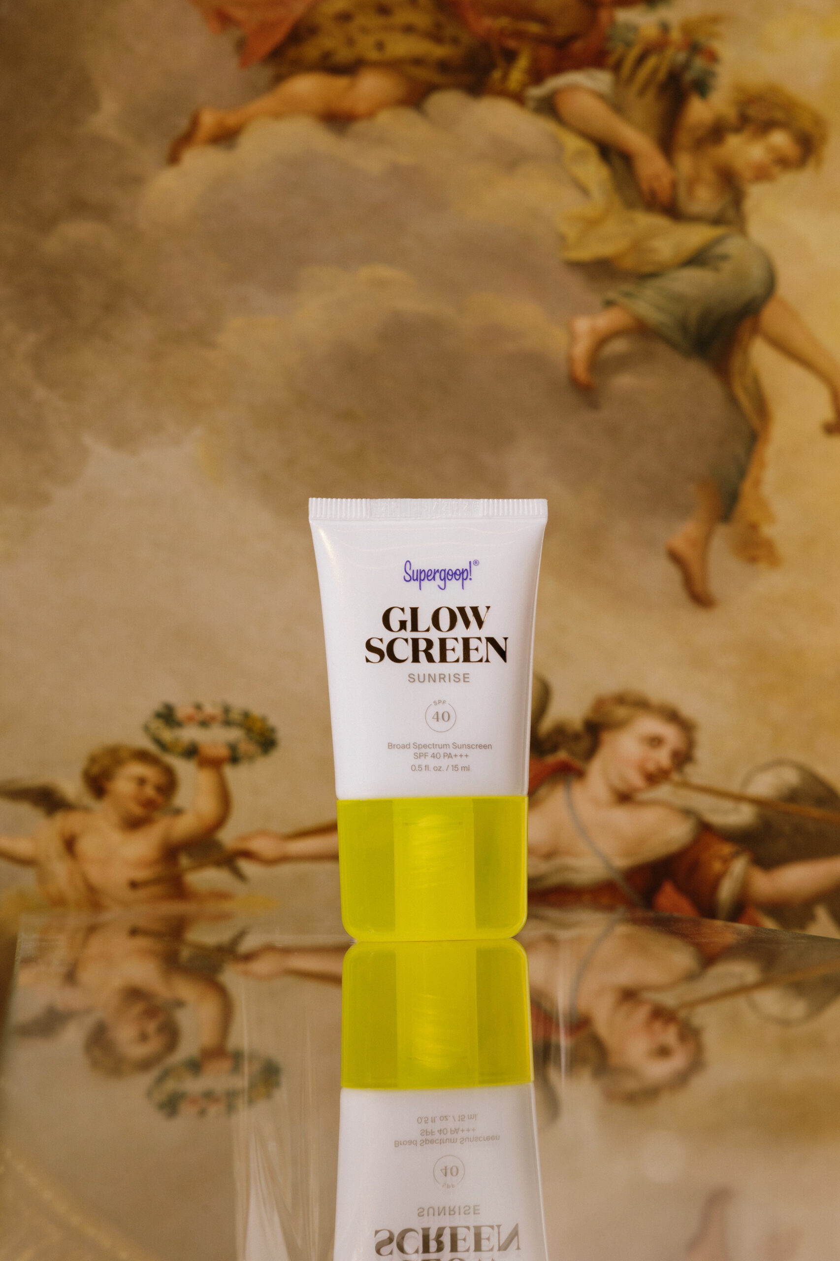 Солнцезащитный крем с эффектом сияния Supergoop! Glow Screen Sunrise SPF40+ PA+++ 15ml
Солнцезащитный крем с эффектом сияния Supergoop! Glow Screen Sunrise SPF40+ PA+++ 15ml