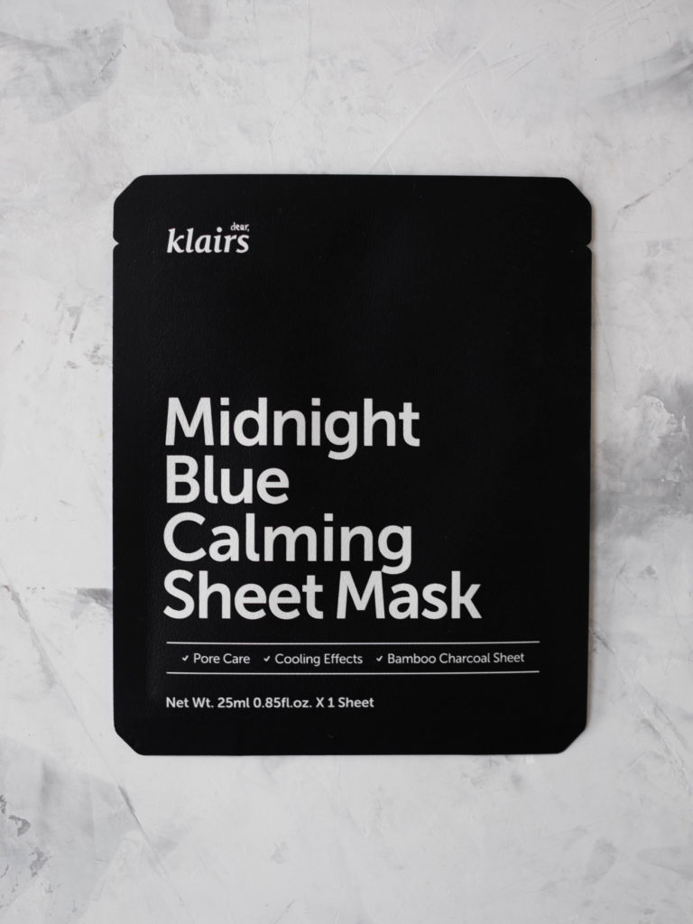 Маска тканевая успокаивающая KLAIRS Midnight Blue Calming Sheet Mask 25ml