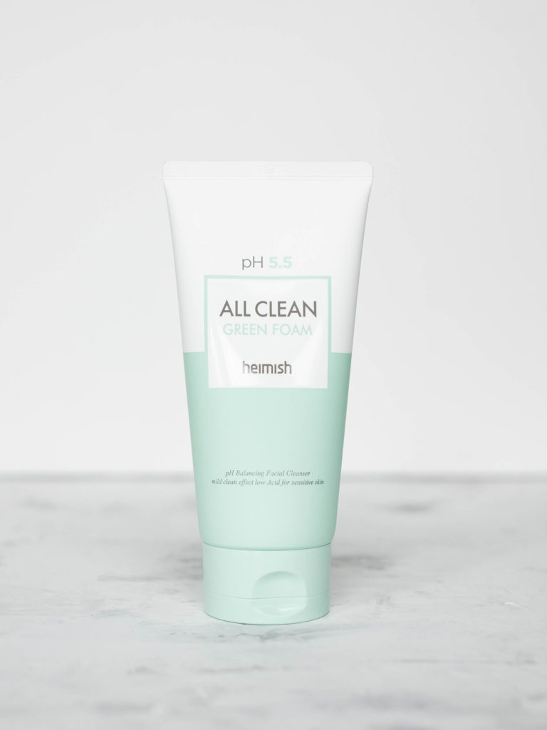 Мягкая очищающая гель-пенка HEIMISH All Clean Green Foam 150ml