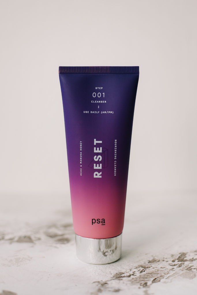 Крем-гель для умывания с манукой и ягодами асаи PSA RESET: Acai & Manuka Honey Nourishing Cleanser 100ml