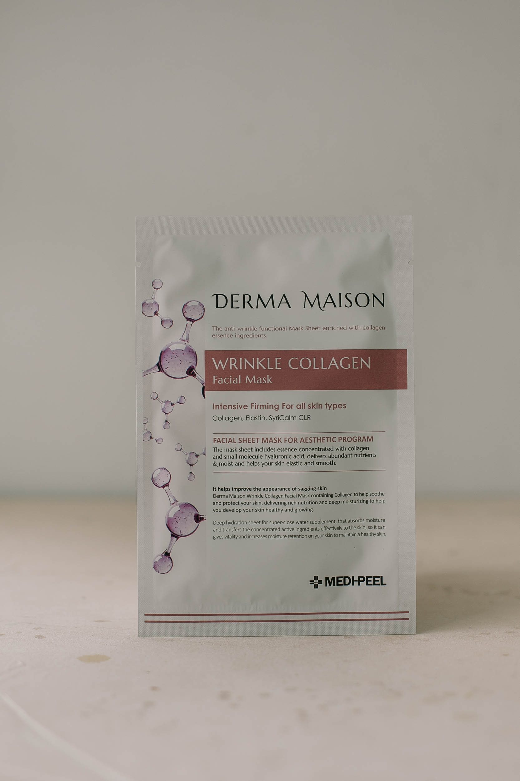 

Укрепляющая лифтинг-маска с коллагеном MEDI-PEEL Derma Maison Wrinkle Collagen Facial Mask 23ml