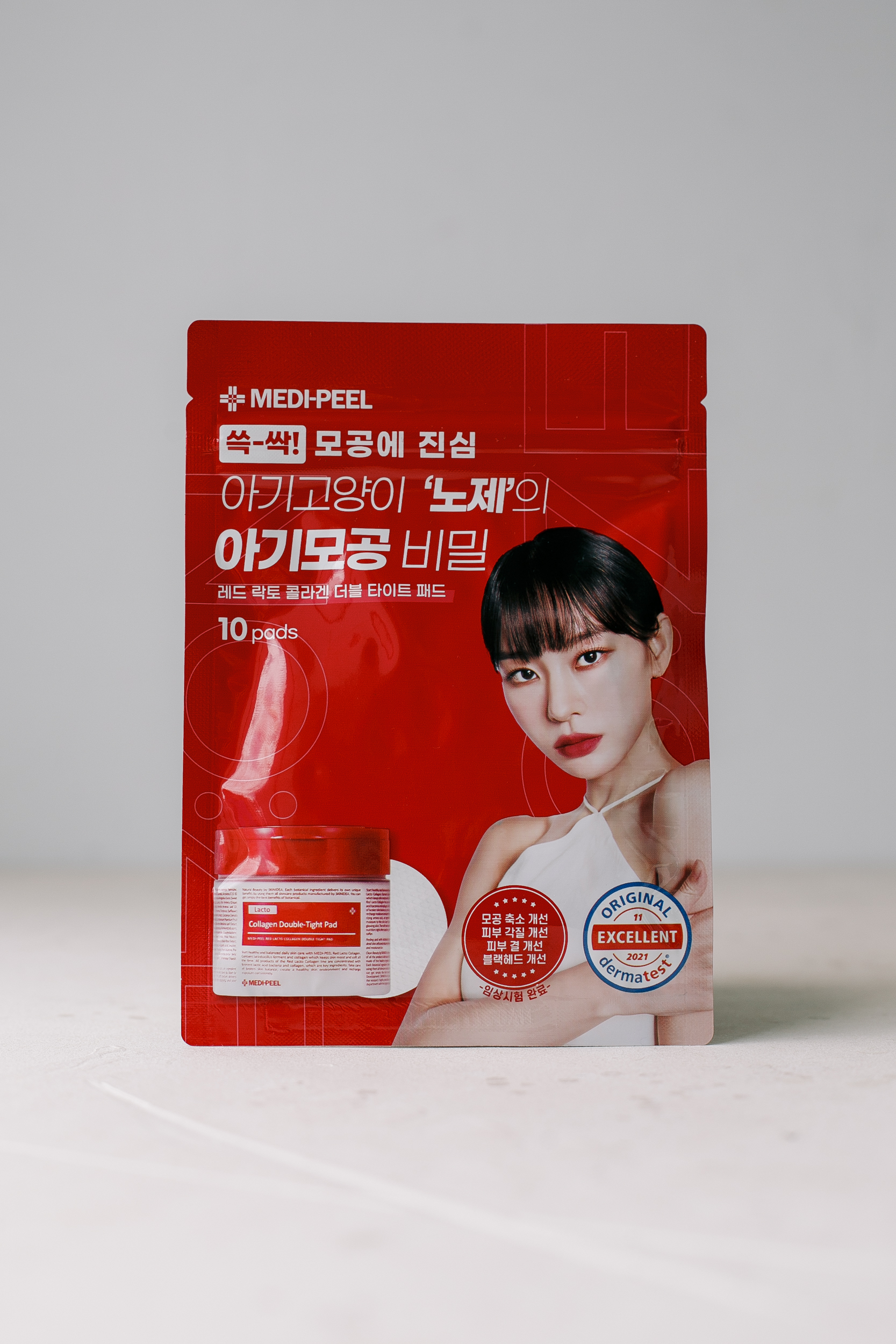 Пилинг-пэды с лактобактриями MEDI-PEEL Red Lacto Collagen Double-Tight Pad (10шт)