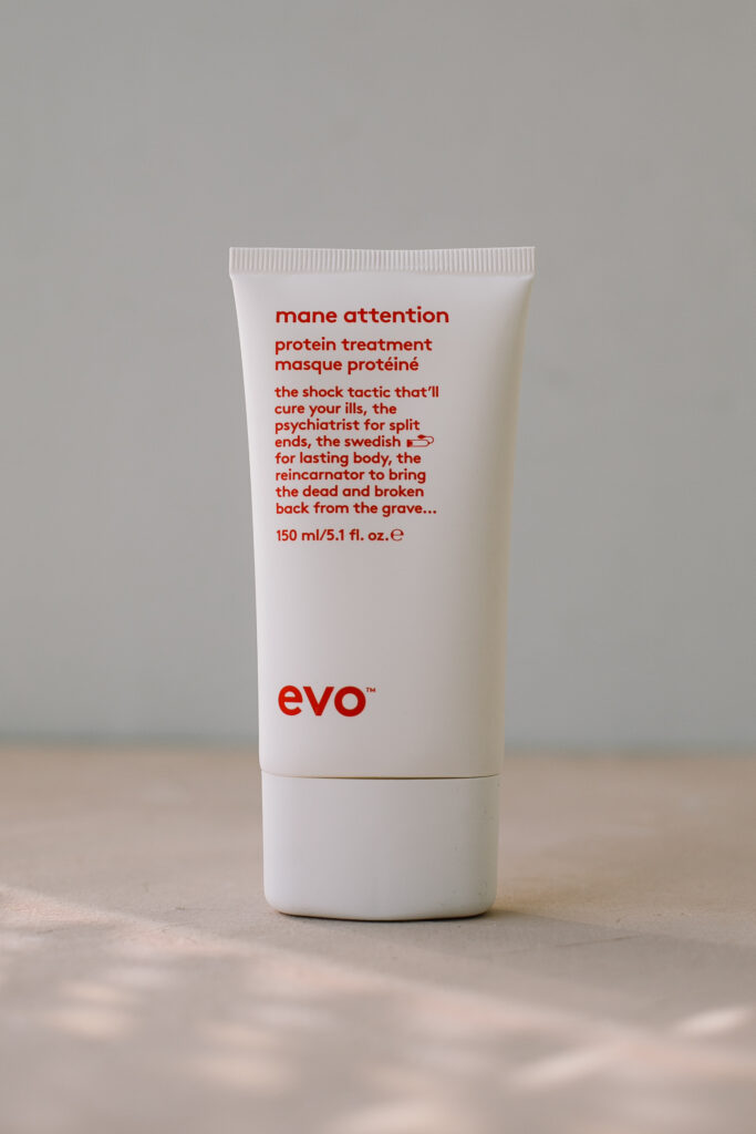 Укрепляющий протеиновый уход [рецепт для гривы] Evo Mane Attention Protein Treatment 150ml