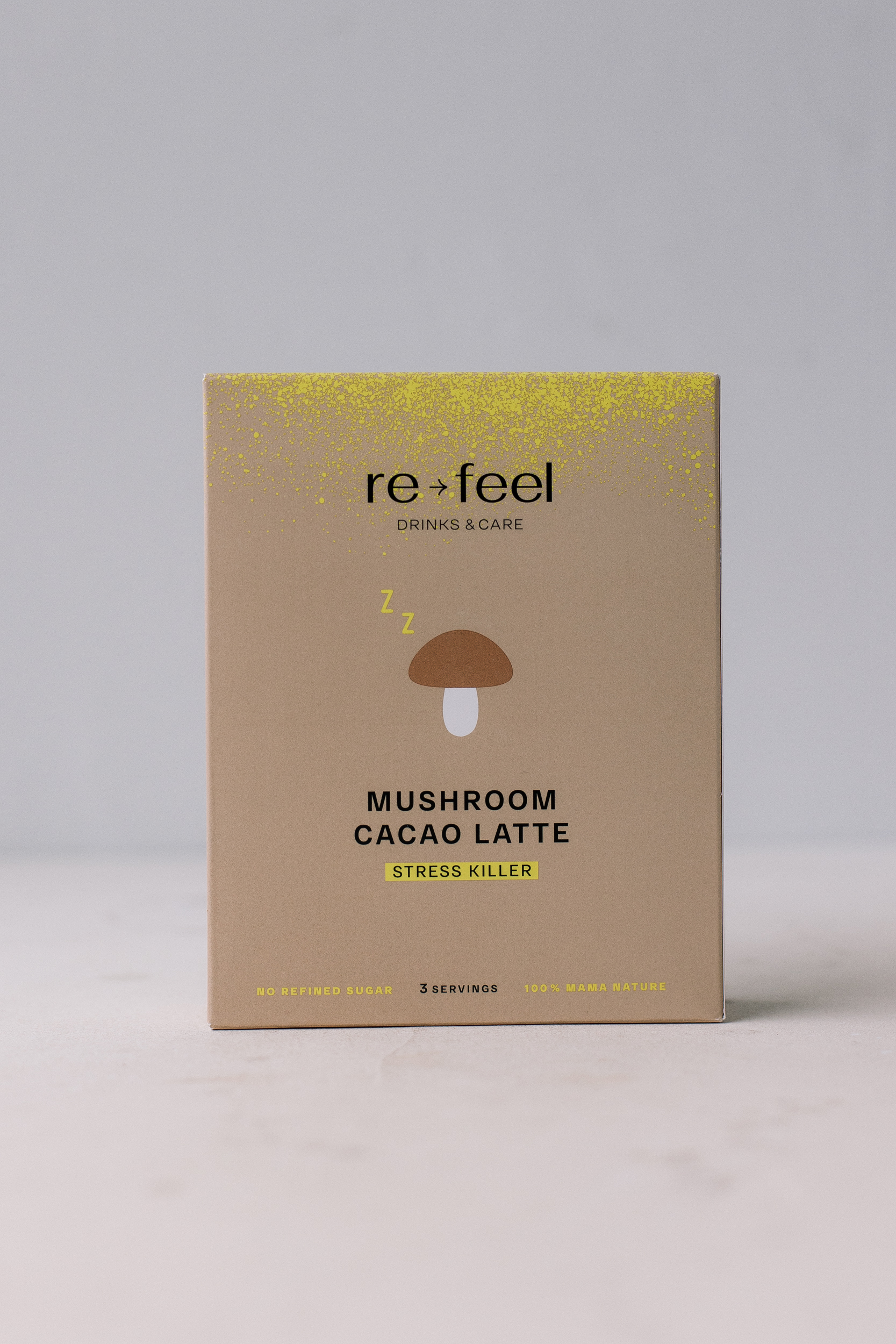 BU// Растворимый какао латте Re-feel Mushroom Cacao Latte 3 саше