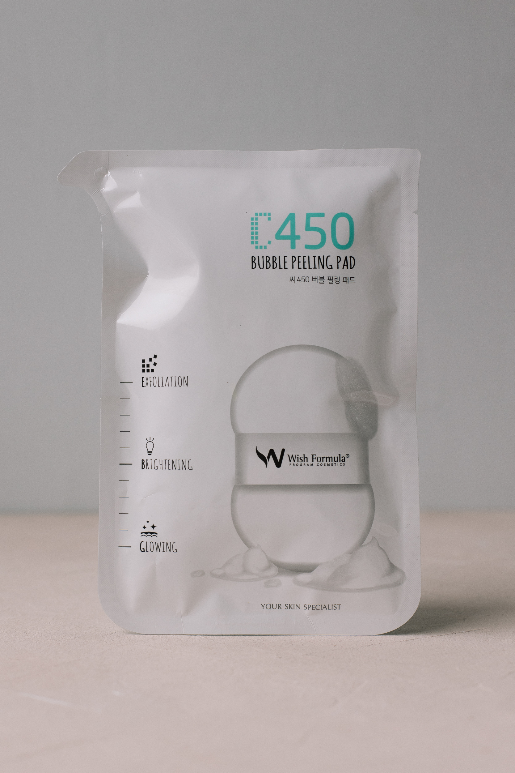 

Пилинг-спонж для тела Wish Formula C450 Bubble Peeling Pad 1 шт