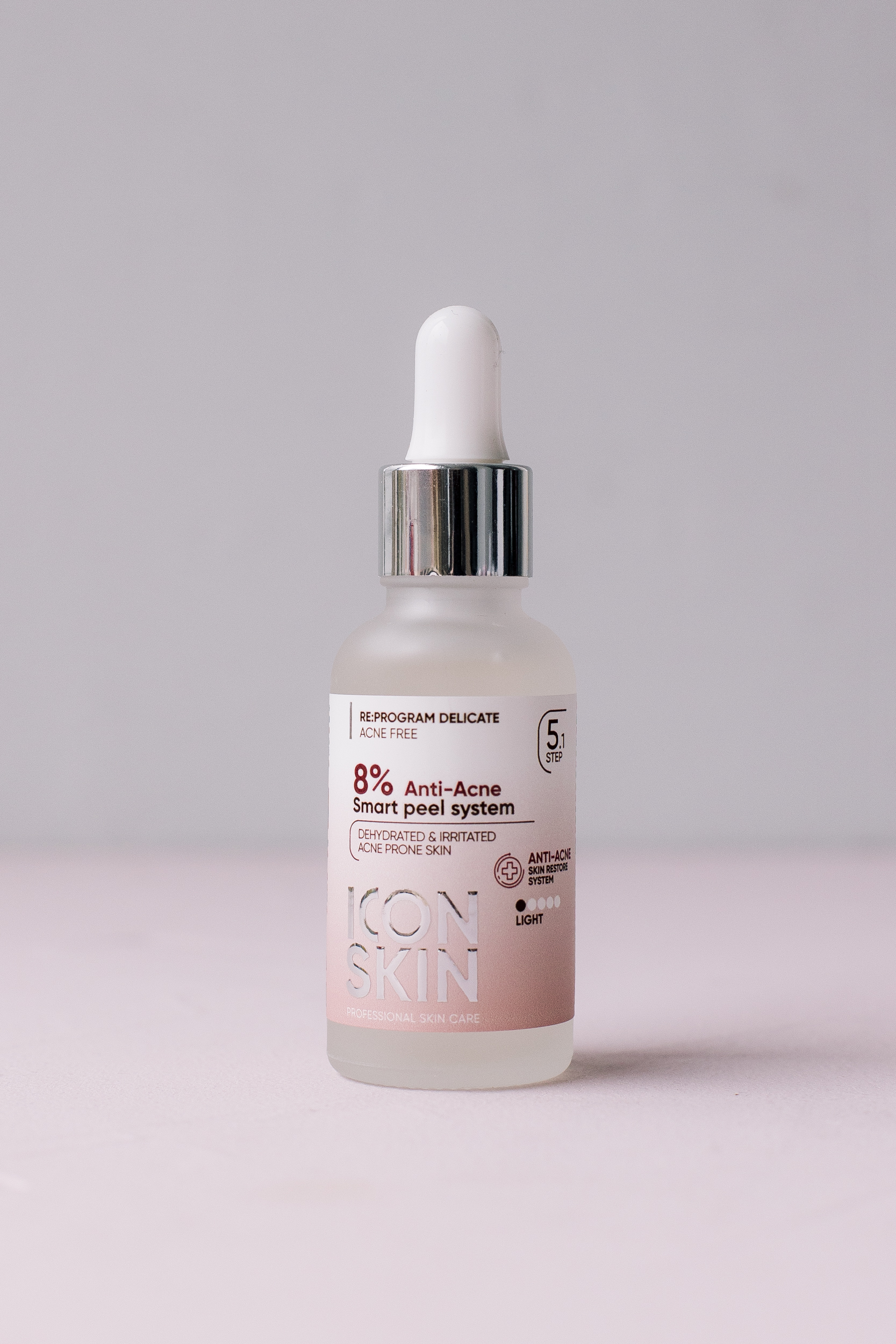 BU// Смарт-пилинг система для проблемной кожи ICON SKIN 8% Anti-acne Smart Peel System 30ml
