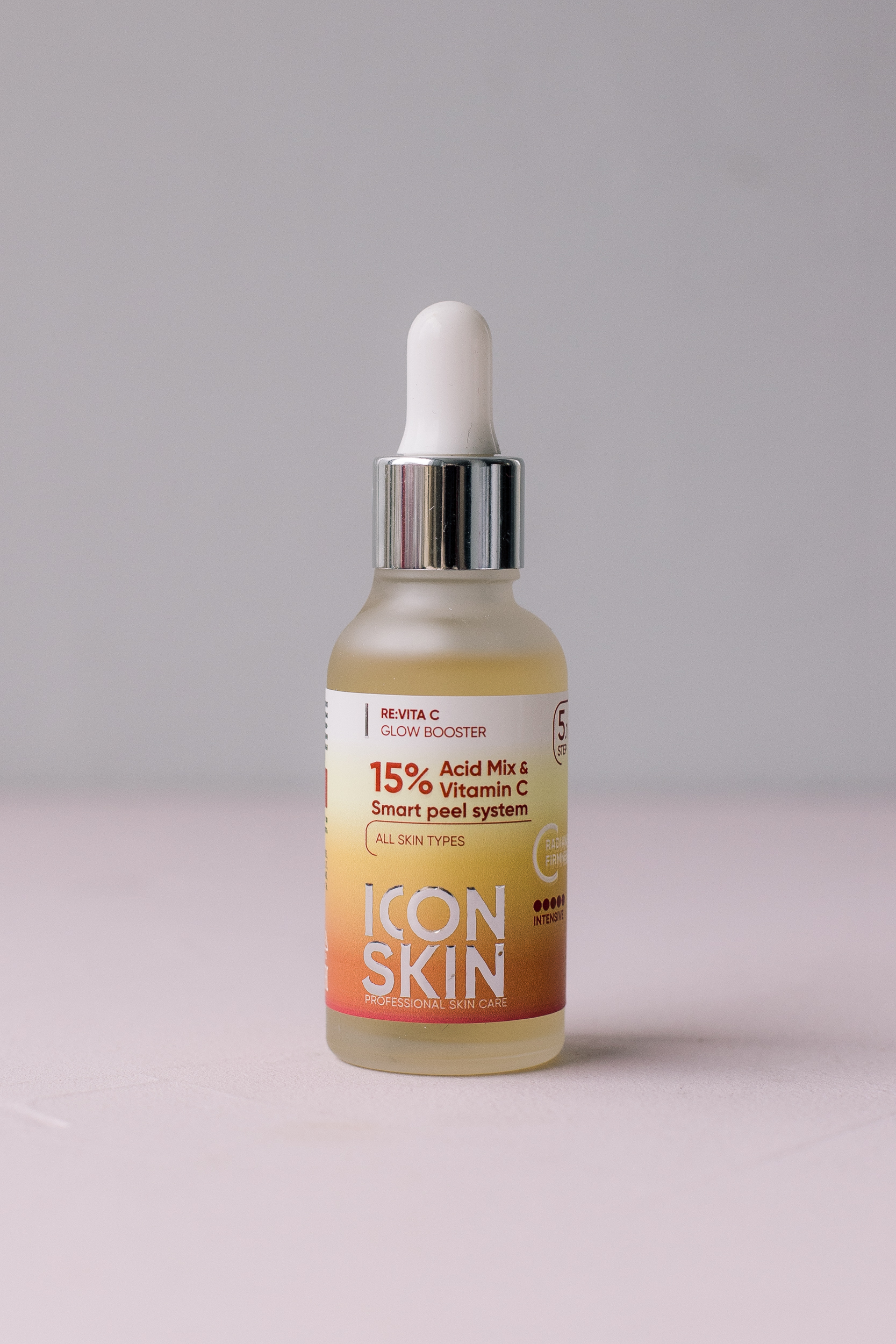 Пилинг для лица с витамином С и комплексом кислот ICON SKIN 15% Acid Mix & Vitamin C Smart Peel System 30ml