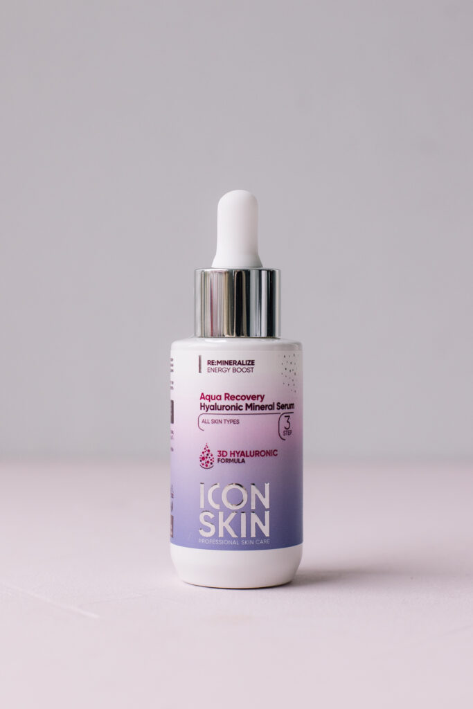 Увлажняющая сыворотка с минералами и гиалуроновой кислотой ICON SKIN Aqua Recovery Hyaluronic Mineral Serum 30ml