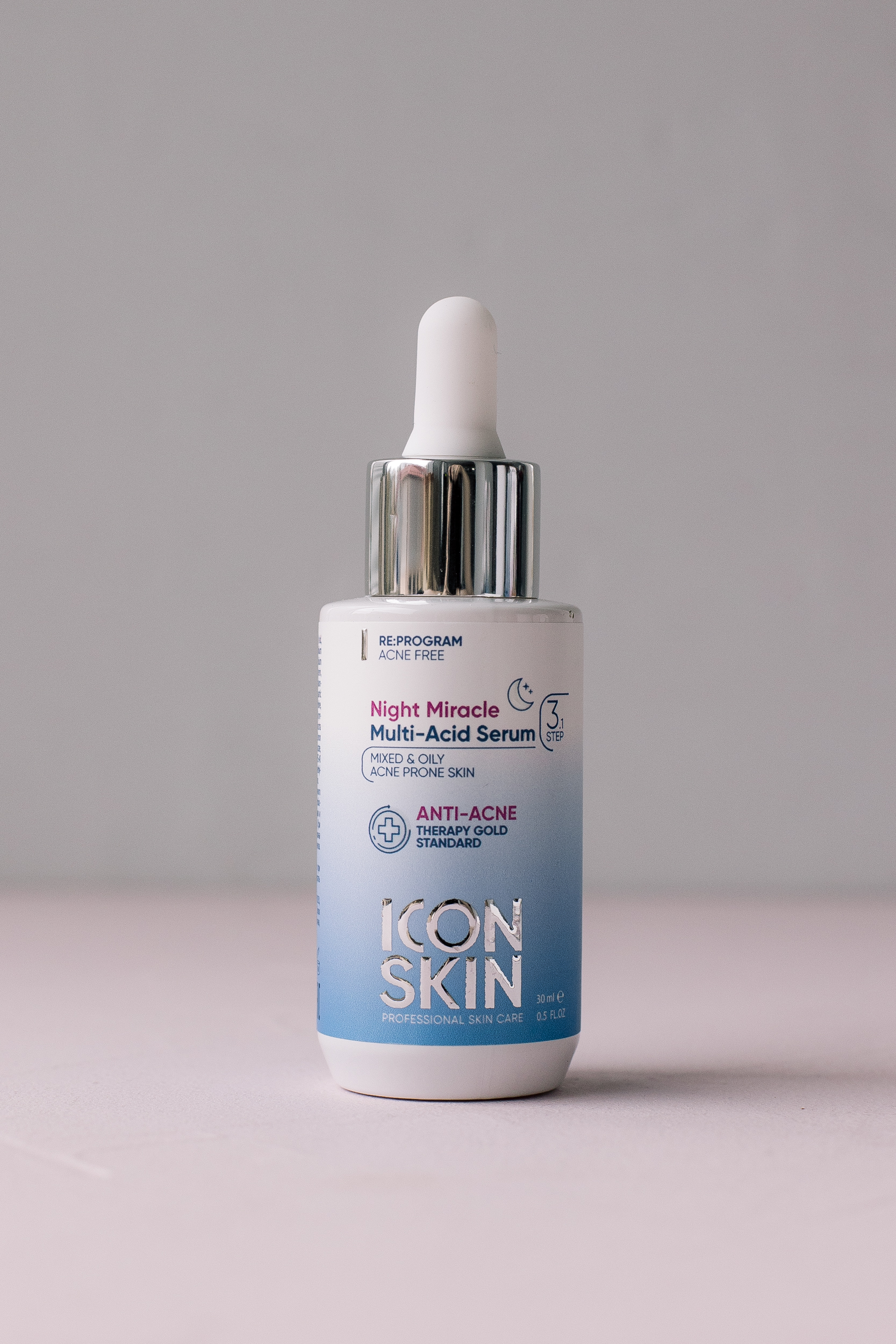 Ночная пилинг-сыворотка ICON SKIN Night Miracle Multi-Acid Serum 30ml