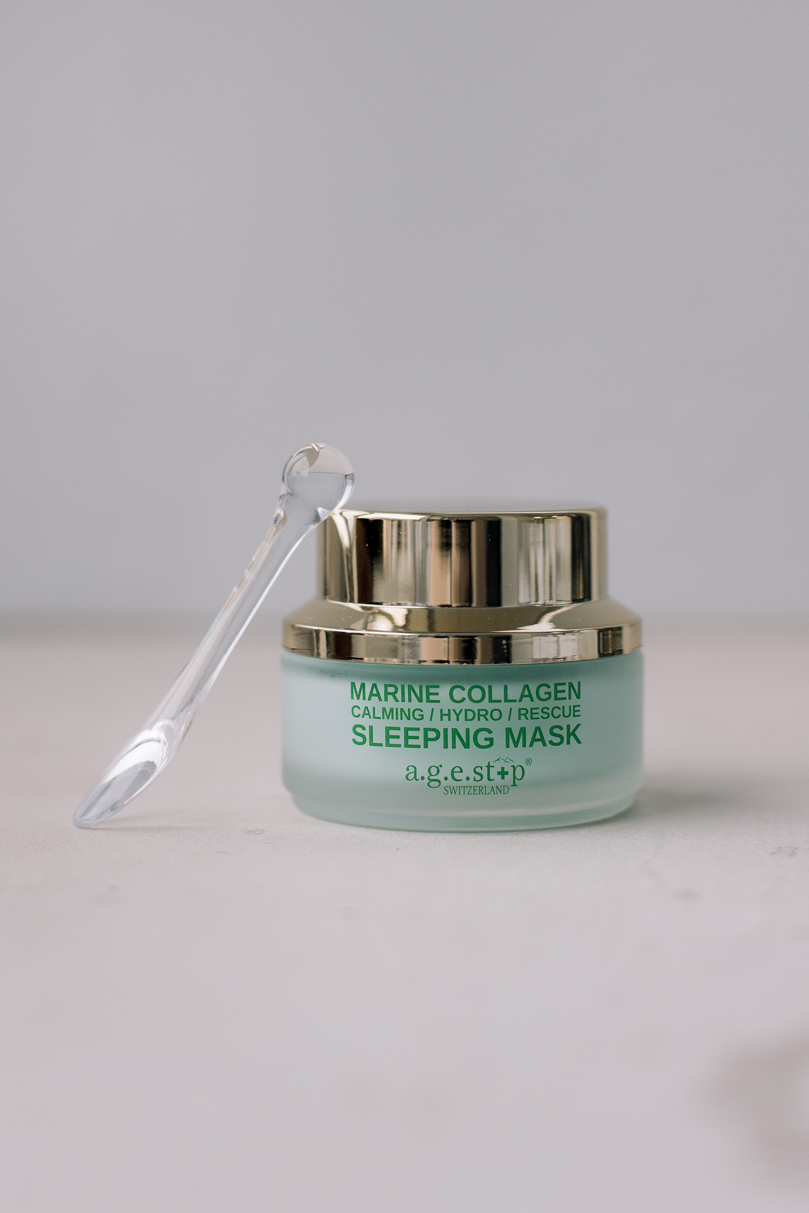 BU// Ночная маска с морским коллагеном A.G.E.STOP SWITZERLAND Marine Collagen Calming/Hydro Rescue Sleeping Mask 60ml