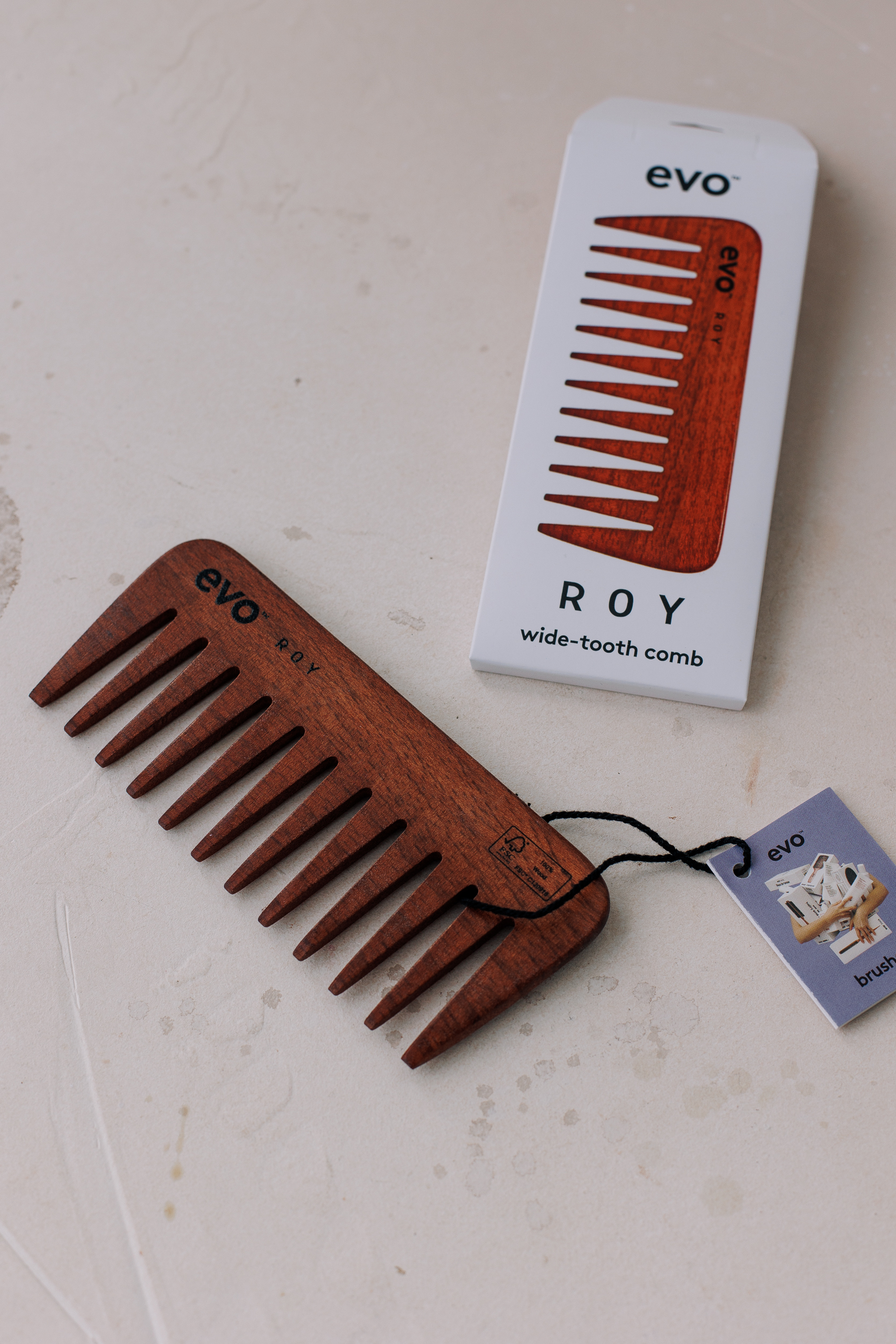 [Рой] Гребень для волос Evo Roy Detangling Comb 1шт