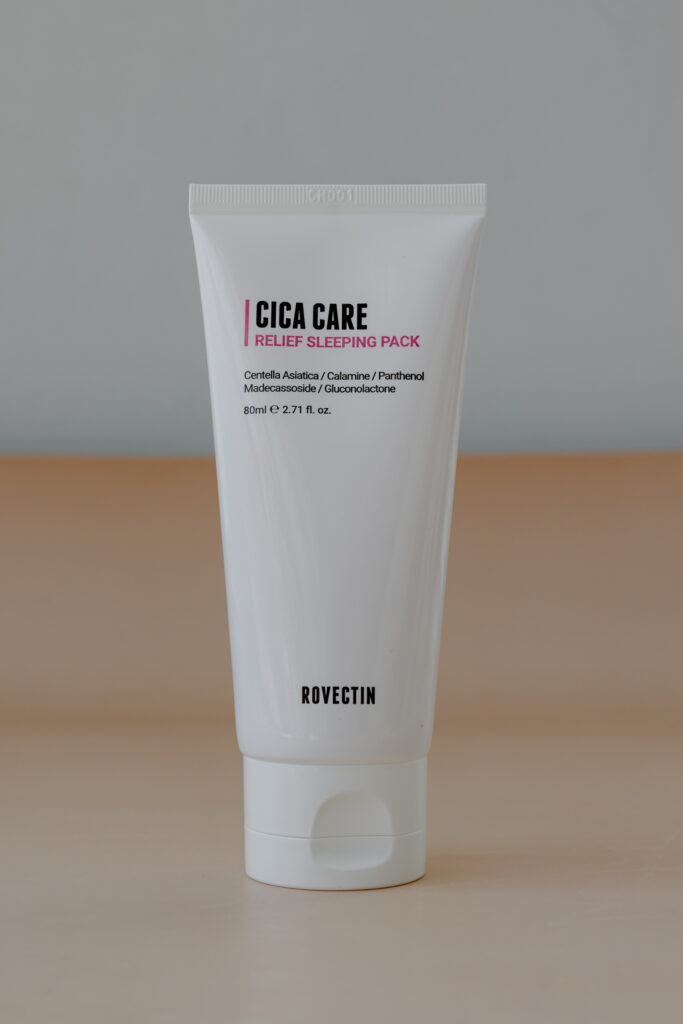 Ночная обновляющая маска с центеллой ROVECTIN Skin Essentials Cica Care Sleeping Pack 80ml