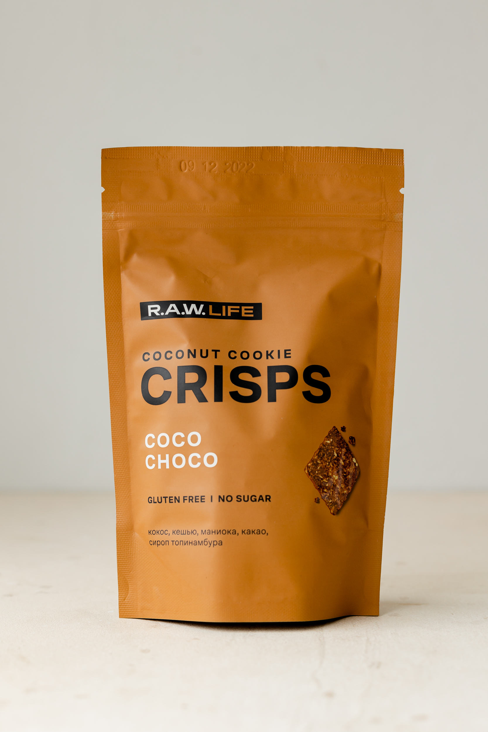 Кокосовое печенье R.A.W. Life Crisps  