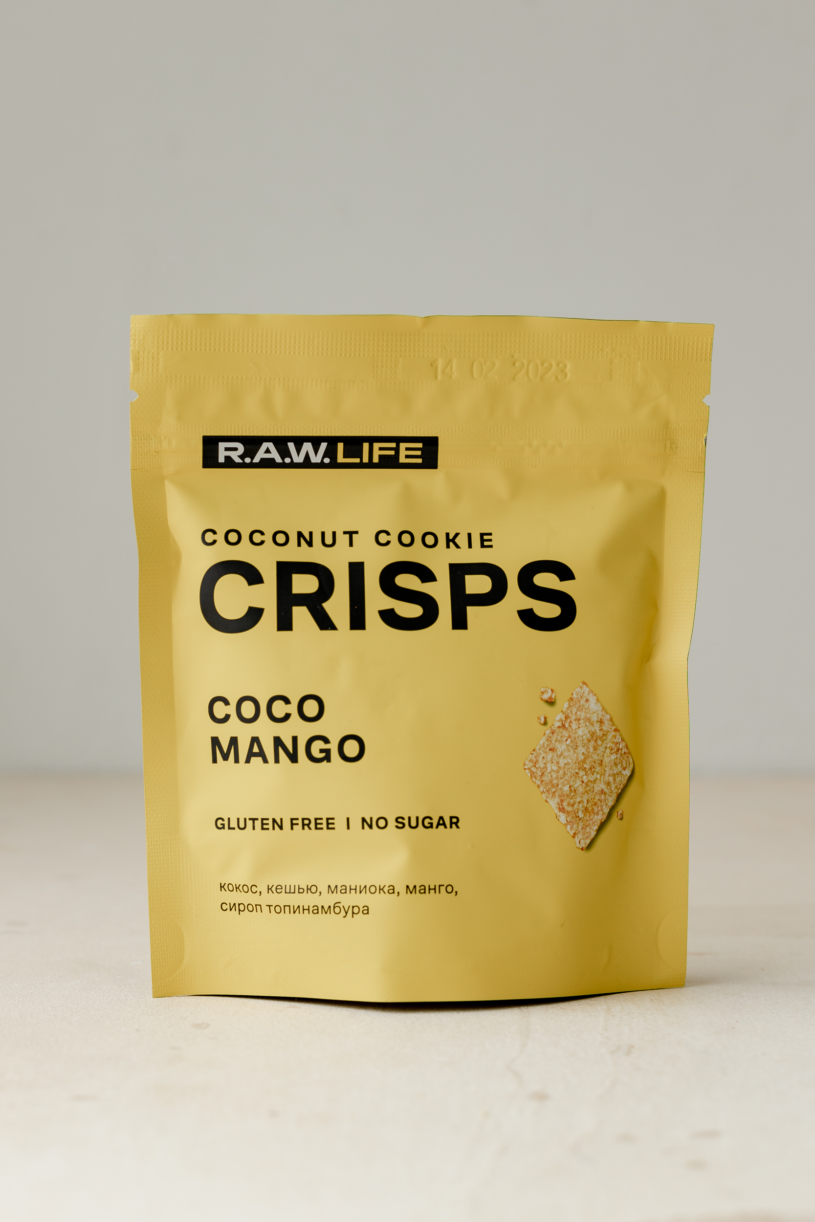 Кокосовое печенье R.A.W. Life Crisps  