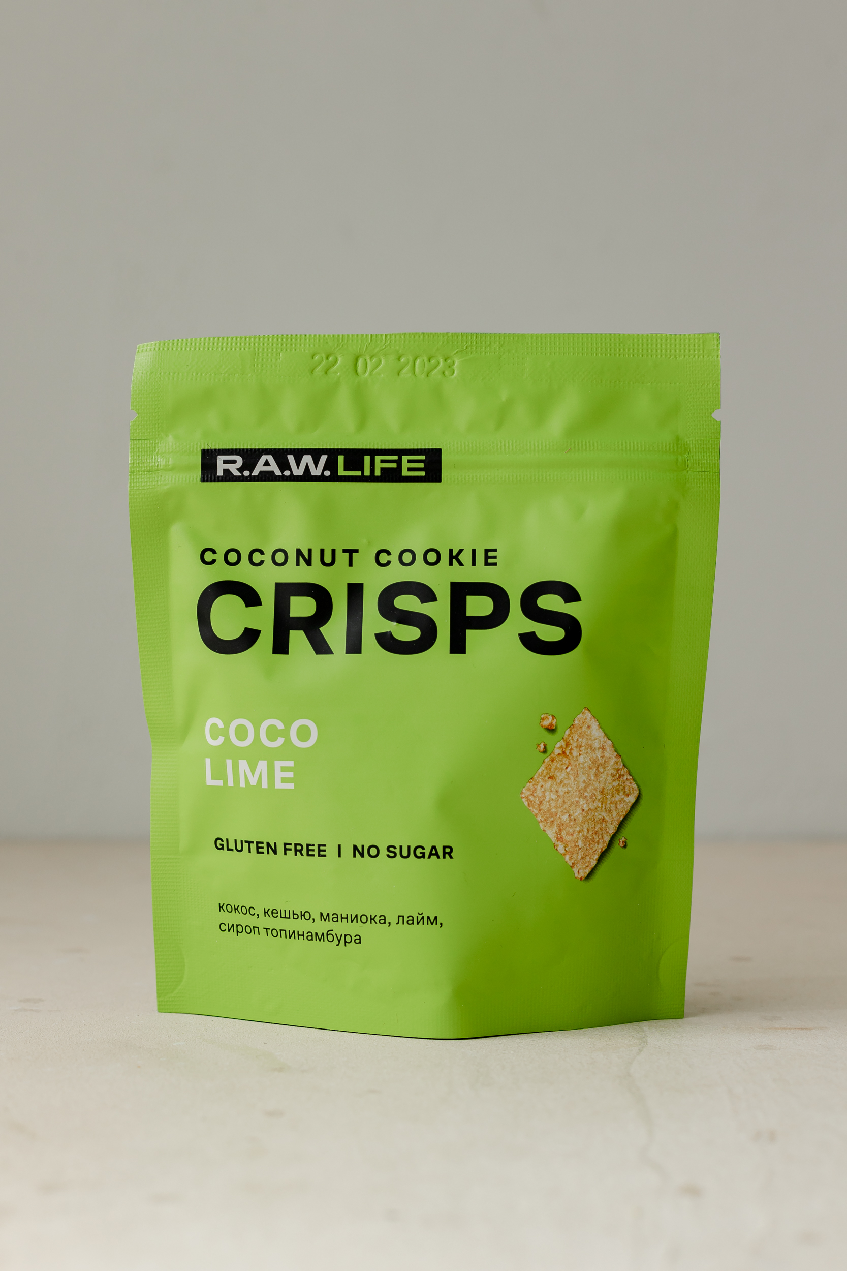 Печенье кокосовое R.A.W. Life Crisps  