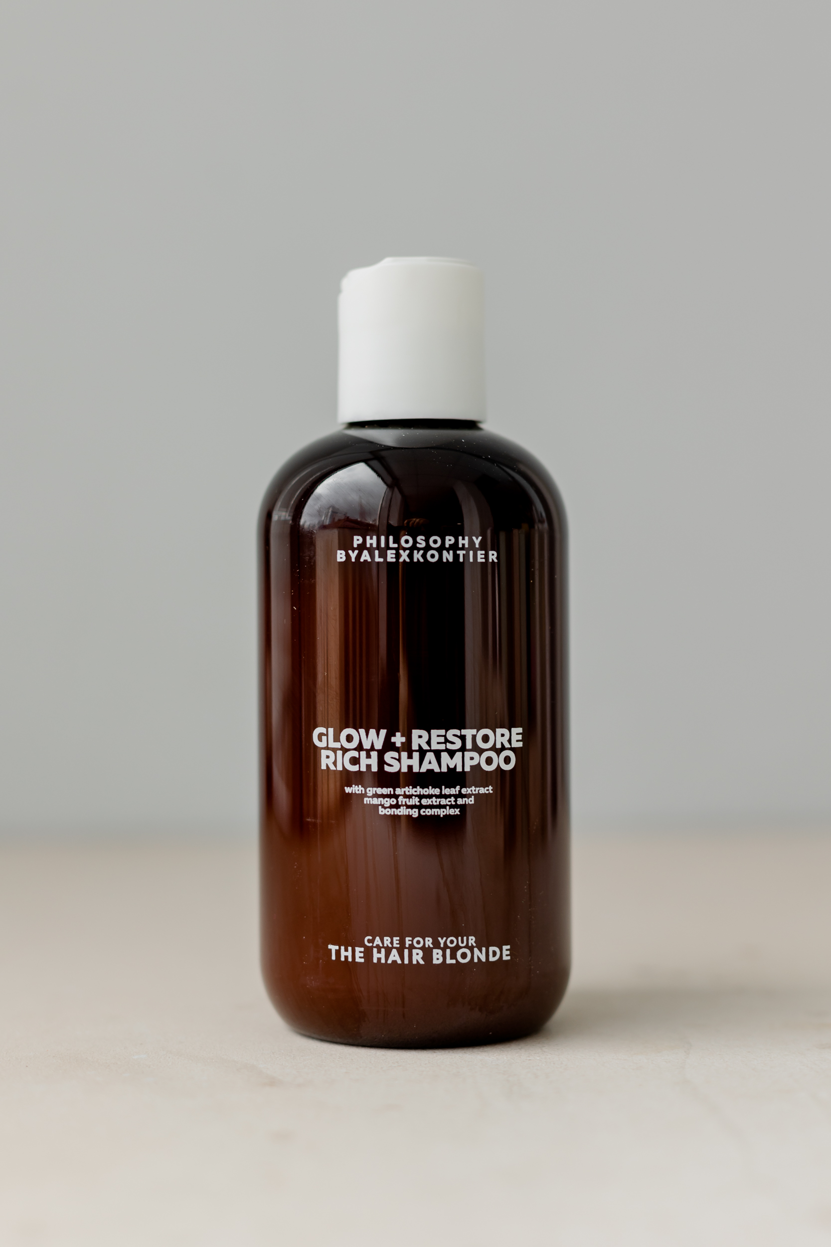 Насыщенный крем-шампунь для блеска и реконструкции осветленных и окрашенных волос Philosophy By Alex Kontier Glow+Restore Rich Shampoo 250ml