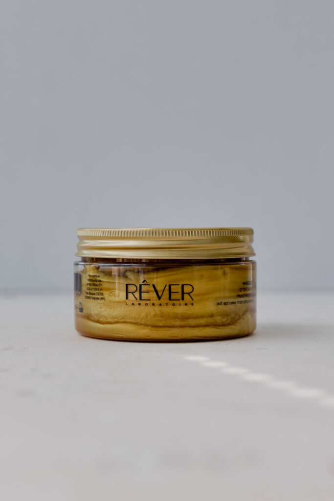 Золотая маска с реструктурирующим действием REVER 4.4 Masque D’or 24KT Maschera Oro ad Azione Ristrutturante 200ml