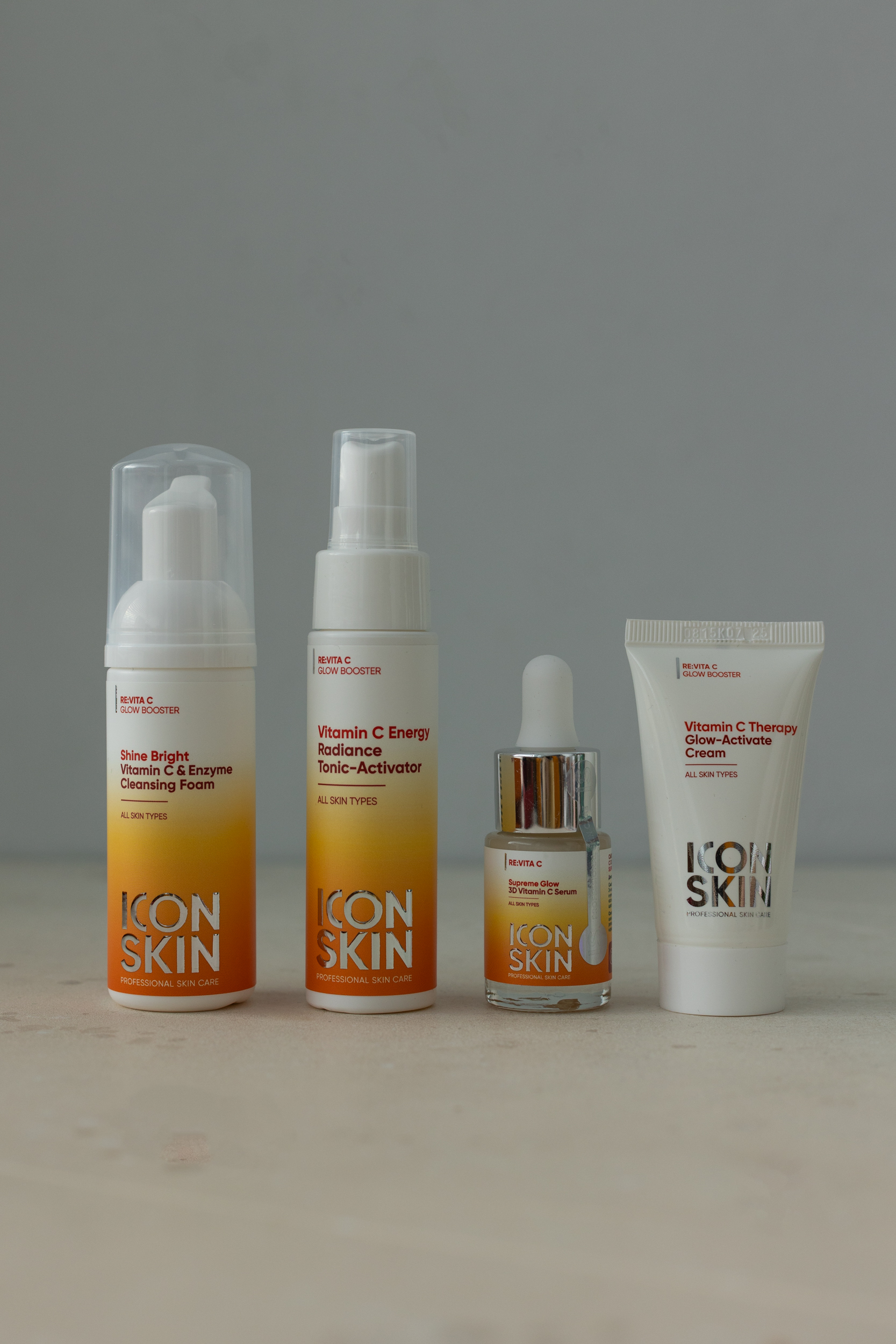 Набор средств с витамином С для ухода за всеми типами кожи ICON SKIN RE:VITA C Travel Size 4 средства