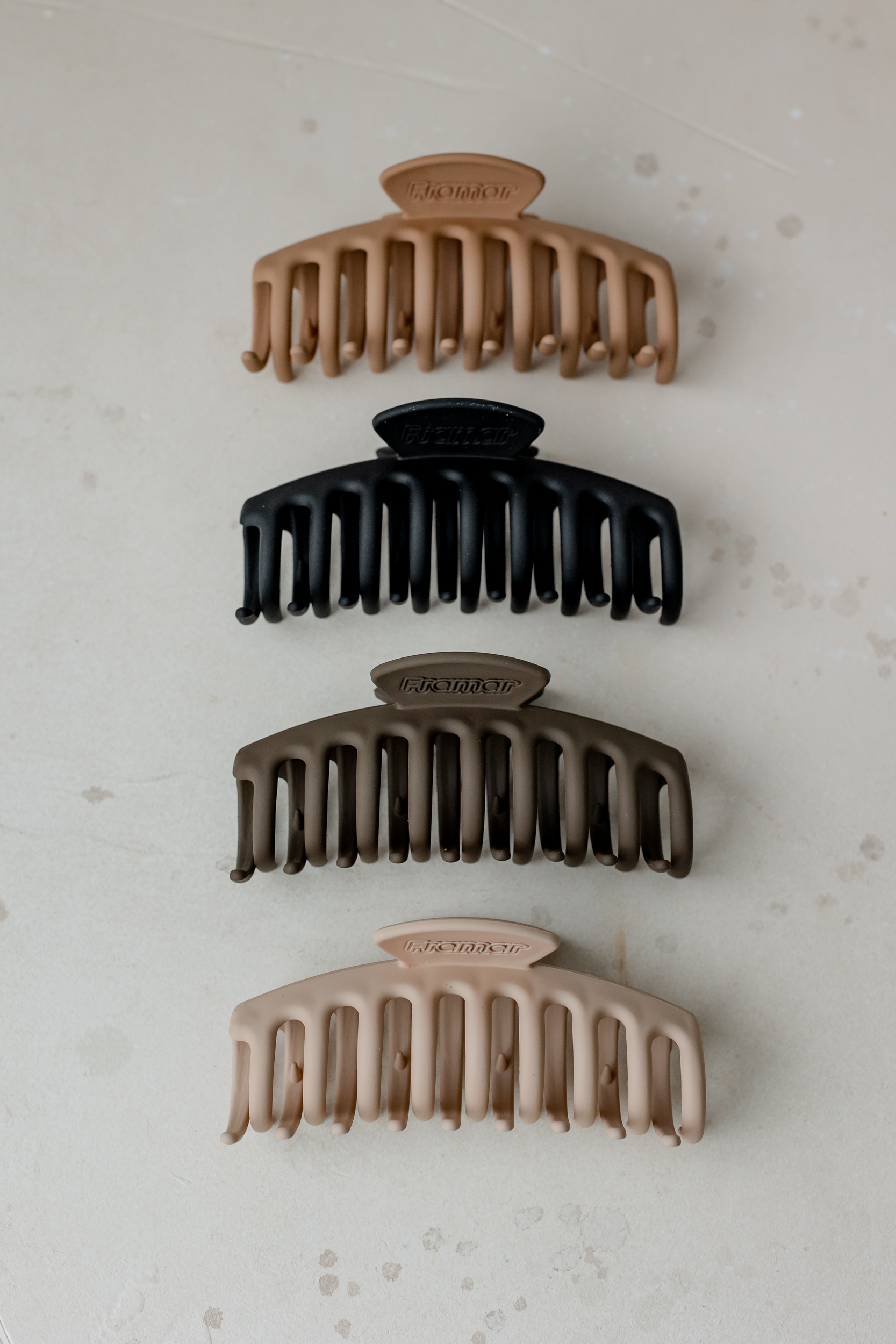 

Зажимы для волос-краб - Нейтральные цвета Framar Claw Clips Neutral 4шт