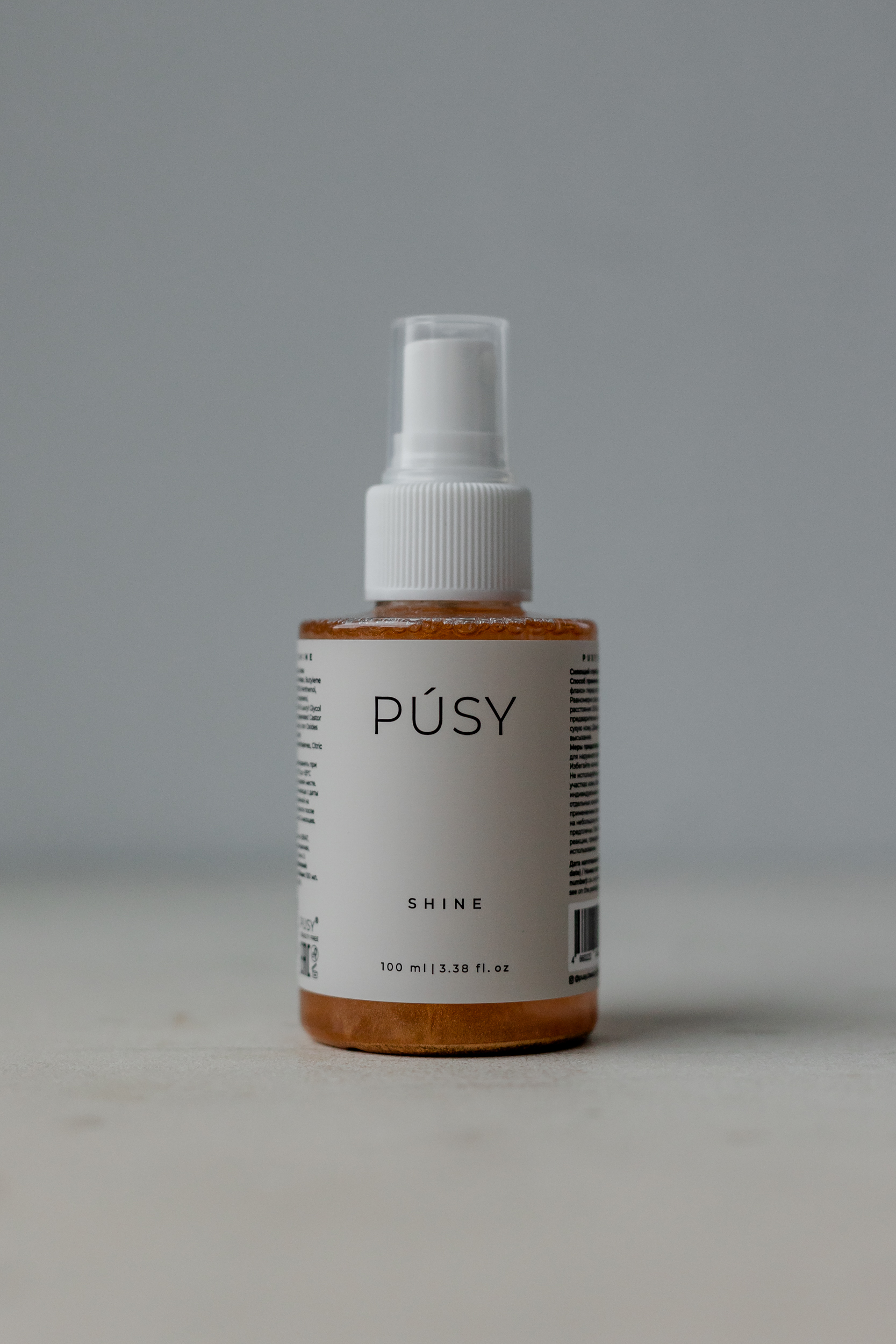 

Мерцающий спрей для тела PUSY SHINE 100 мл