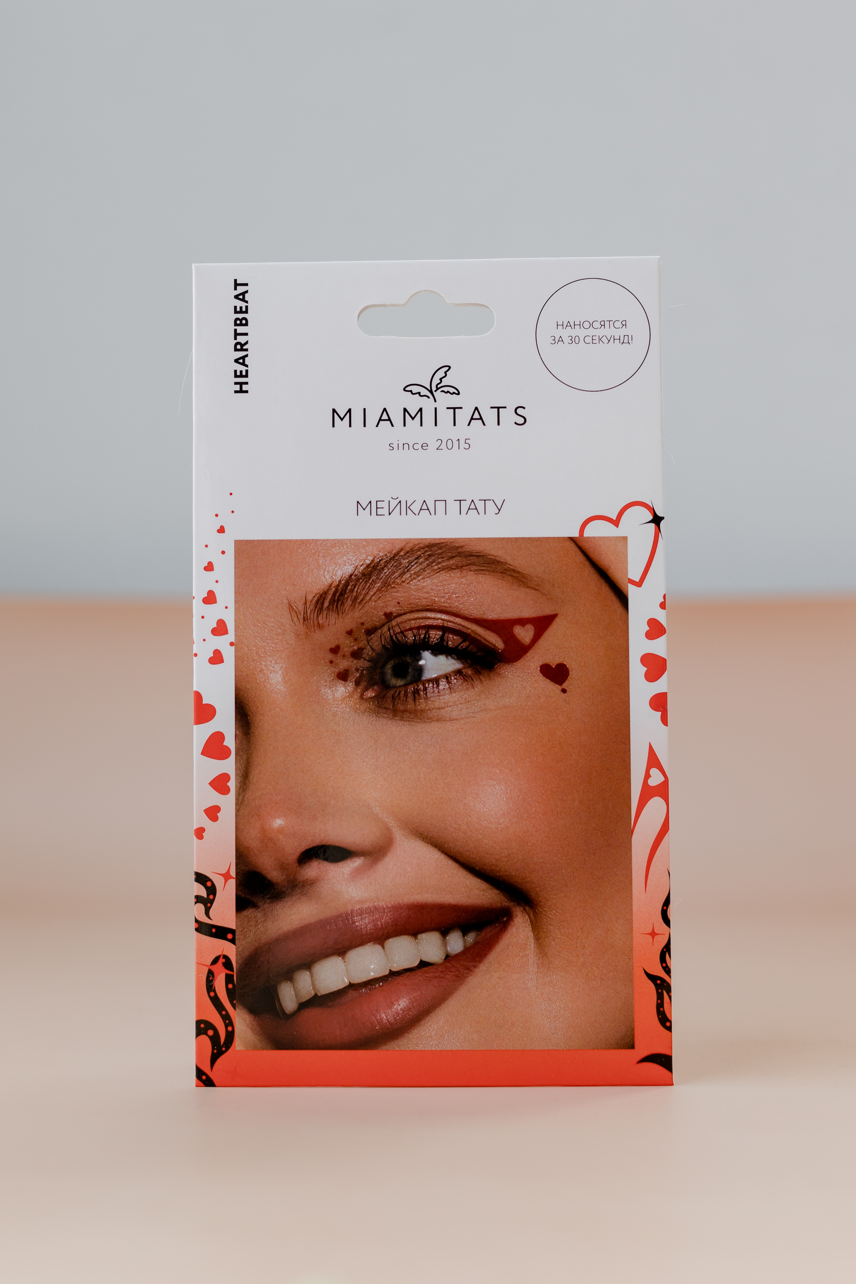 

Набор переводных мейкап тату MIAMITATS FACE TATTOOS Heartbeat