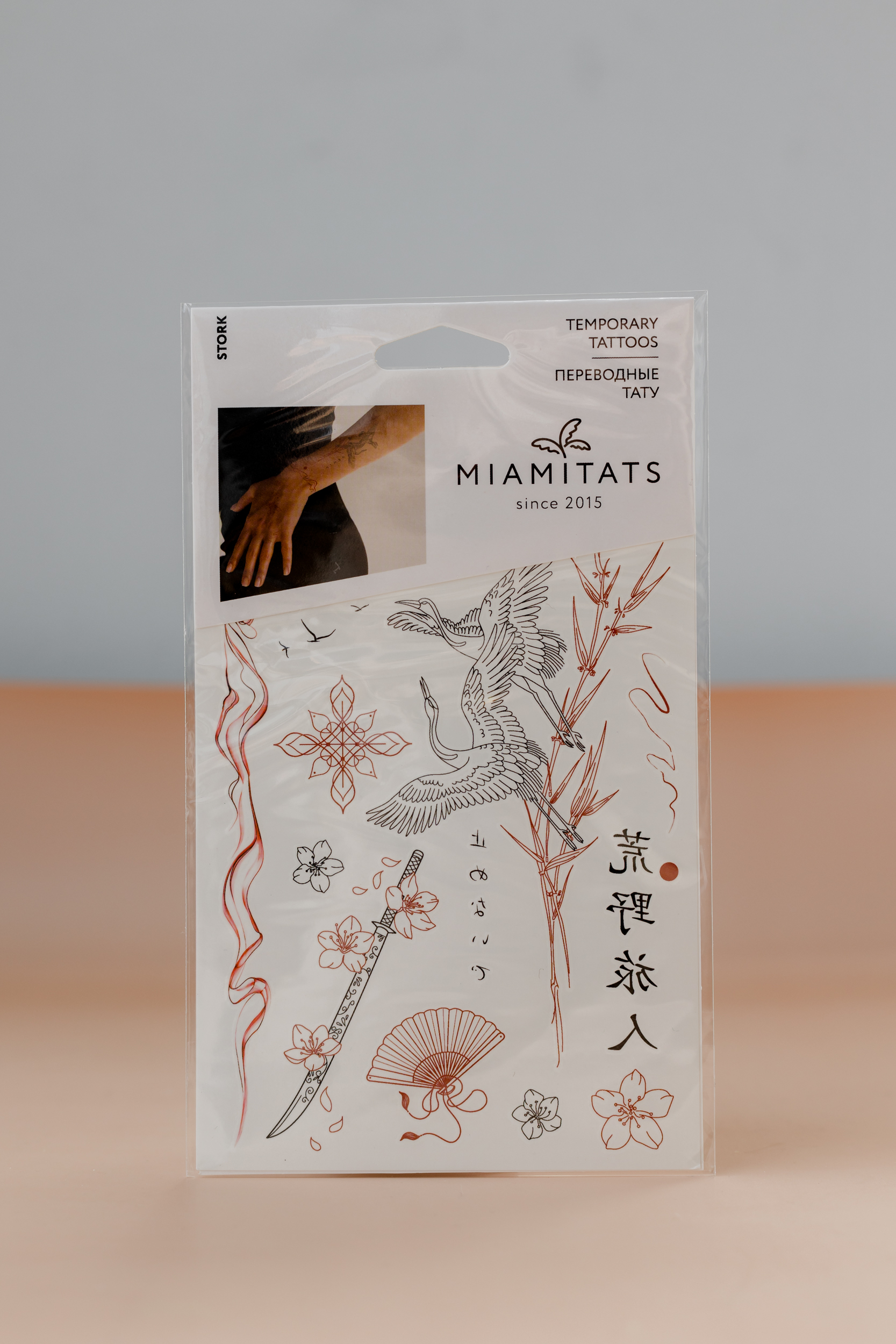 

Переводные тату MIAMITATS Stork (middle)