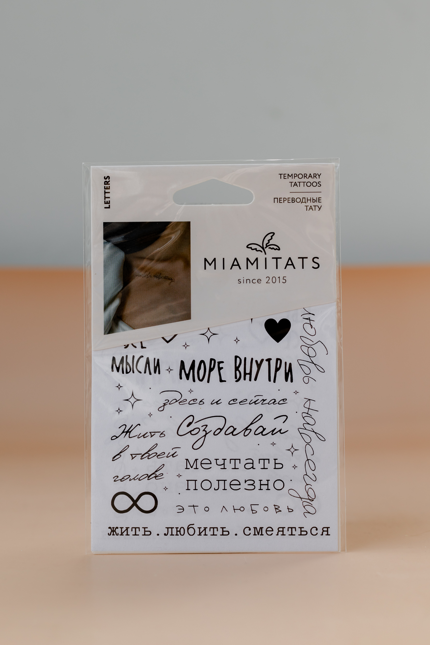 

Переводные тату MIAMITATS Letters (mini)