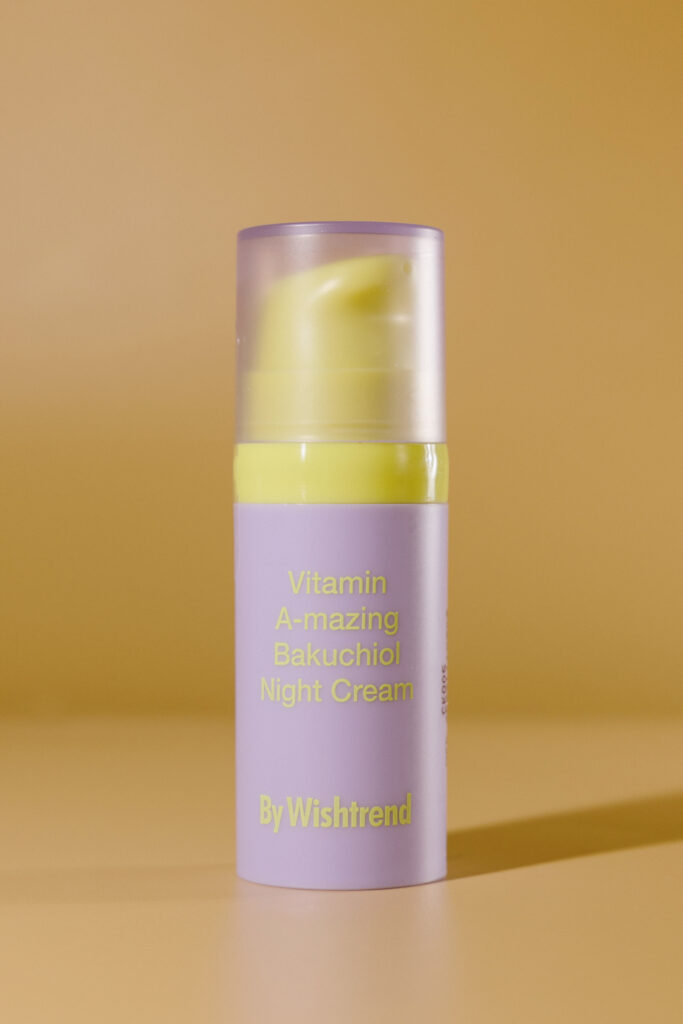 Ночной крем с бакучиолом и ретиналем BY WISHTREND Vitamin A-mazing Bakuchiol Night Cream 10g