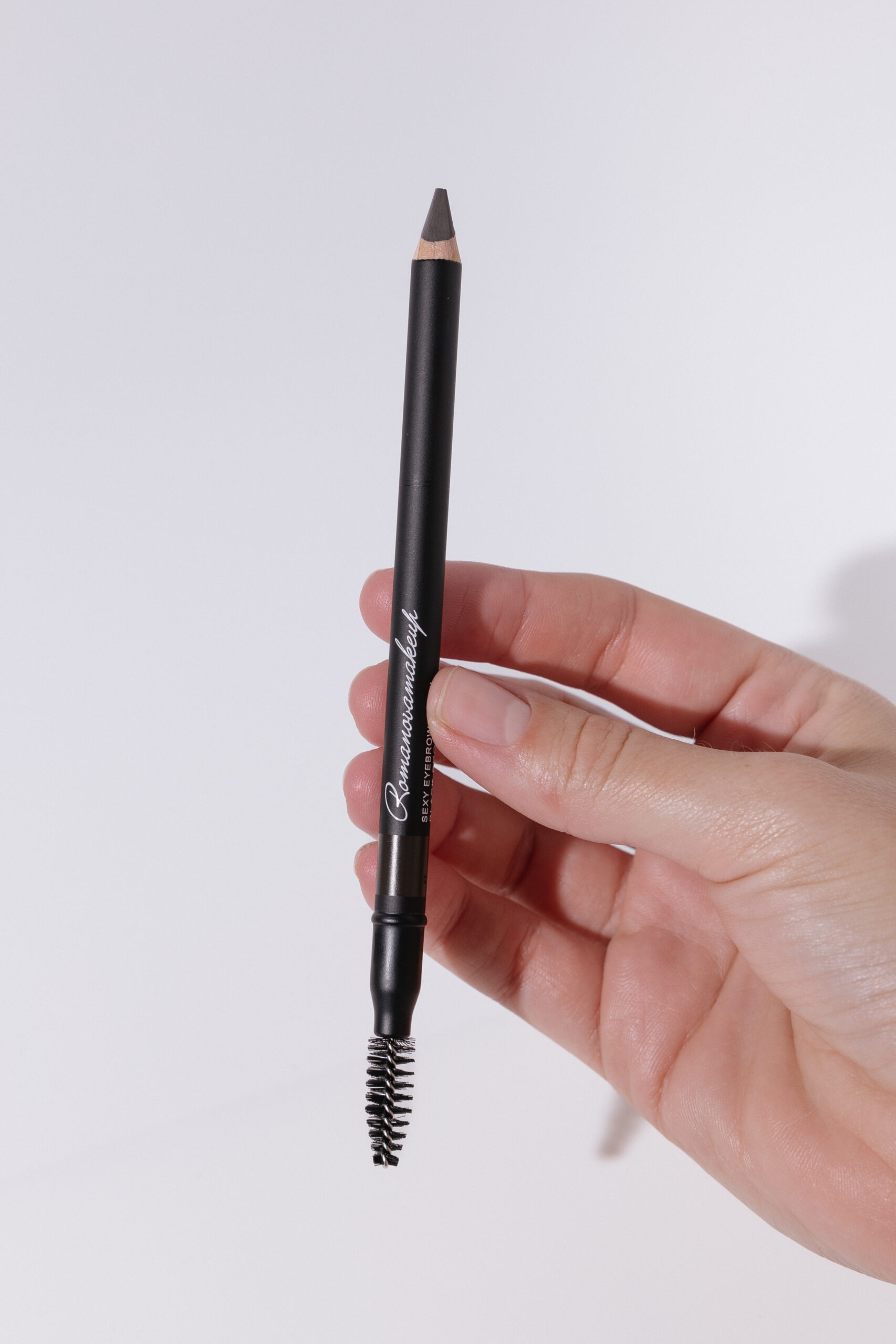 Карандаш для бровей Romanovamakeup Sexy Eyebrow Pencil BLACK BROWN 1.79g