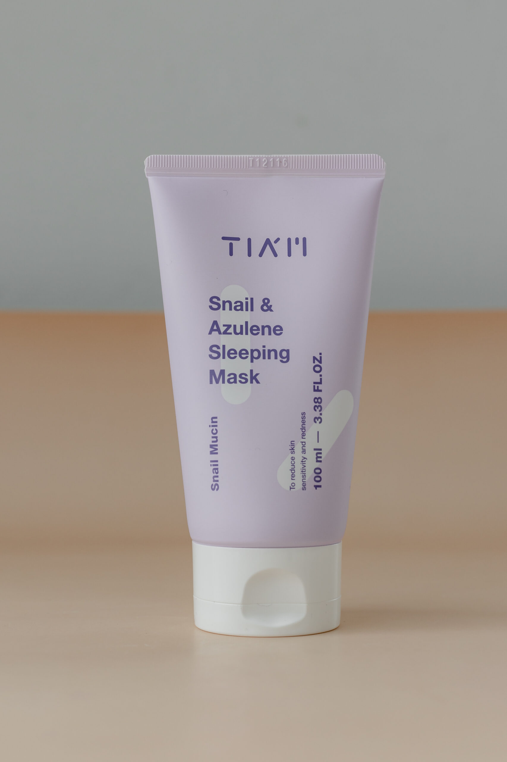 Ночная маска с муцином улитки и азуленом TIAM Snail & Azulene Sleeping Mask 100ml