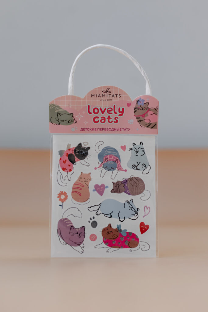 MIAMITATS Переводные тату KIDS Lovely Cats