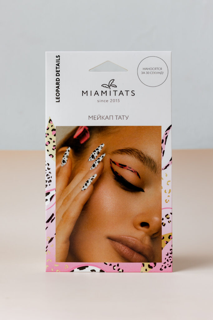 MIAMITATS Набор переводных мейкап тату FACE TATTOOS Leopard details