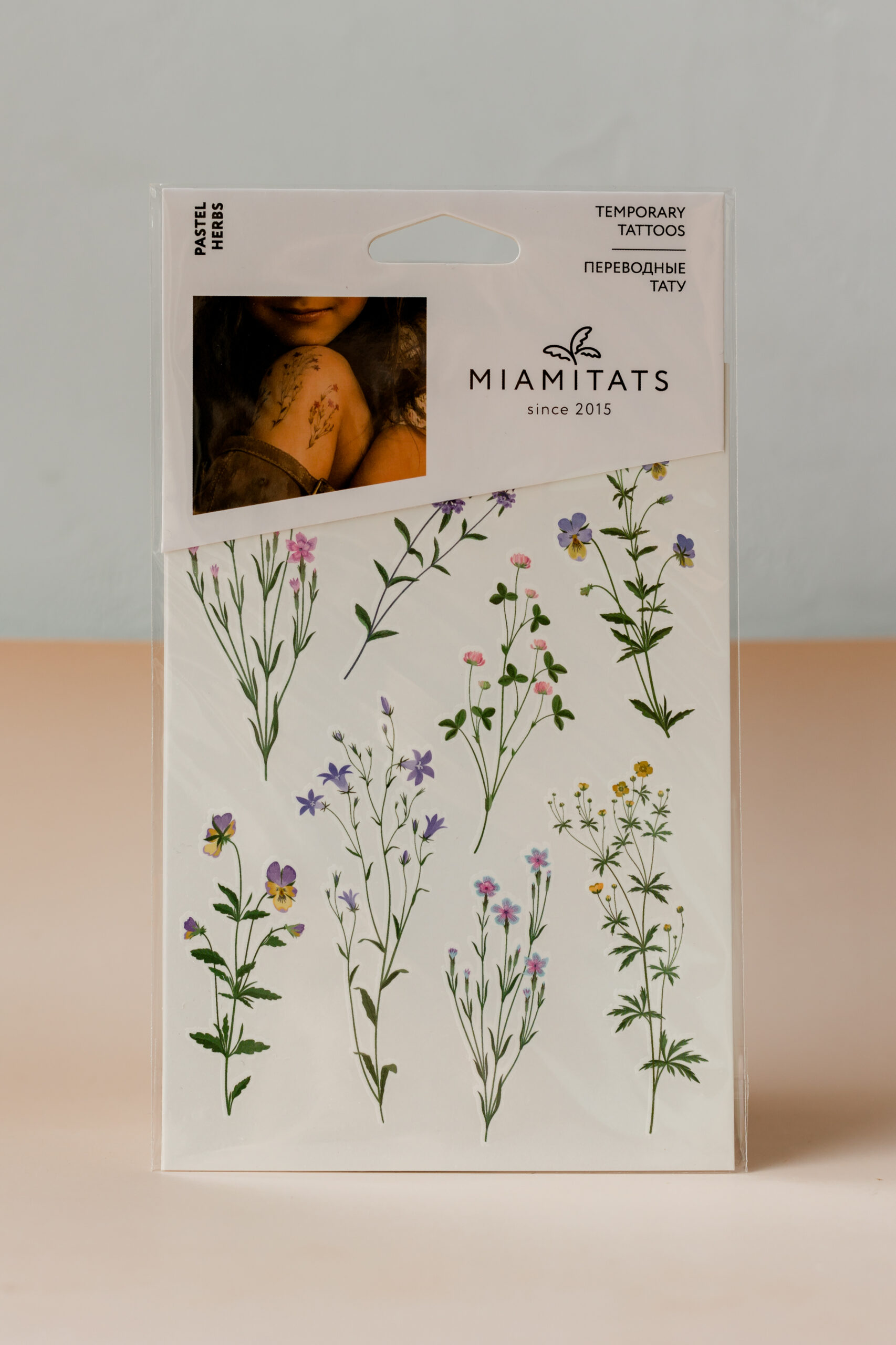 

Переводные тату MIAMITATS Pastel Herbs (middle)