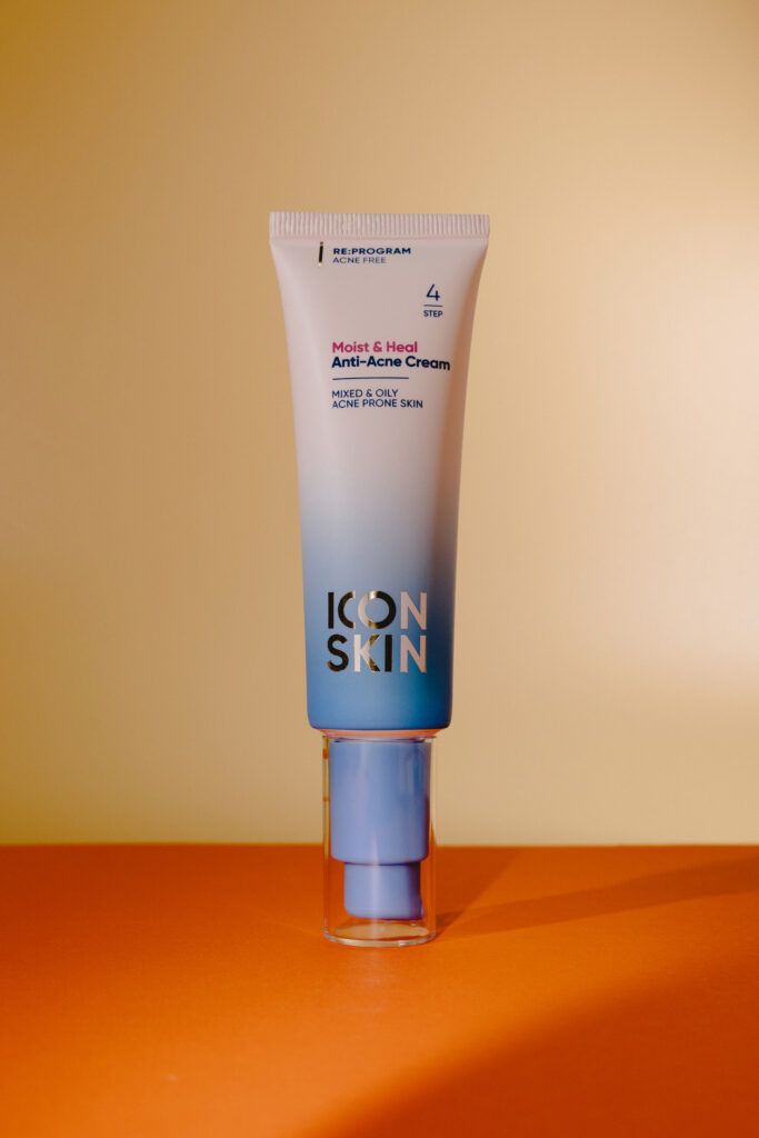 Увлажняющий крем для кожи, склонной к акне ICON SKIN Moist & Heal Anti-Acne Cream 50ml