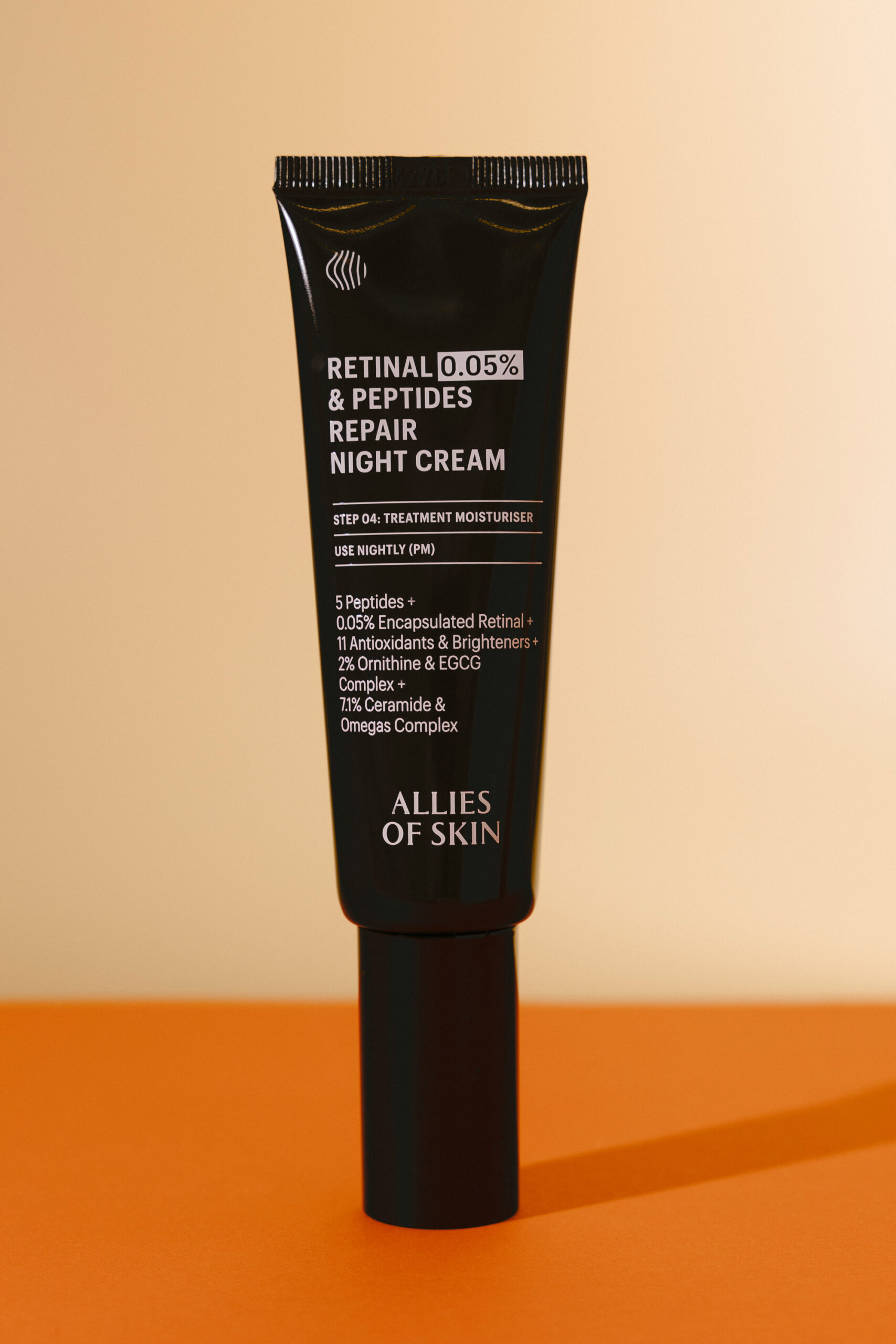 Ночной восстанавливающий пептидный крем с ретиналем ALLIES OF SKIN Retinal 005 Peptides Advanced Repair Night Cream 48ml 15700₽