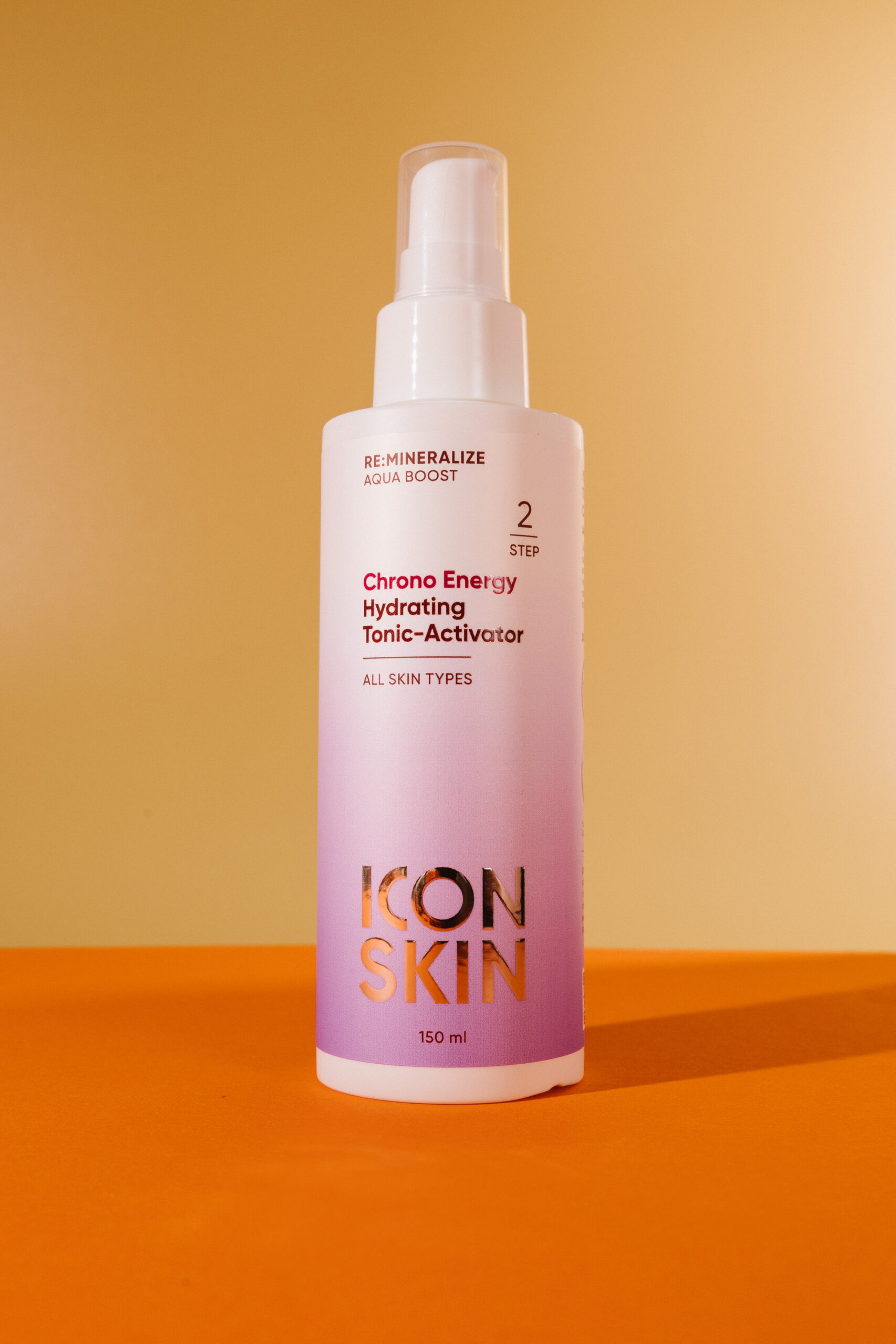 Увлажняющий тоник-активатор для лица ICON SKIN Chrono Energy Hydrating Tonic-Activator 150ml 1333₽