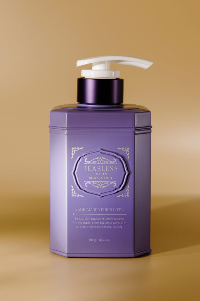 Парфюмированный лосьон «Амбра, Шалфей» Teabless Sage Amber Purple Tea Perfume Body Lotion 480g