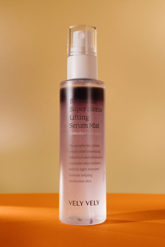 Двухфазный антивозрастной мист Vely Vely Bakuchiol Super Biome Lifting Serum Mist 100ml