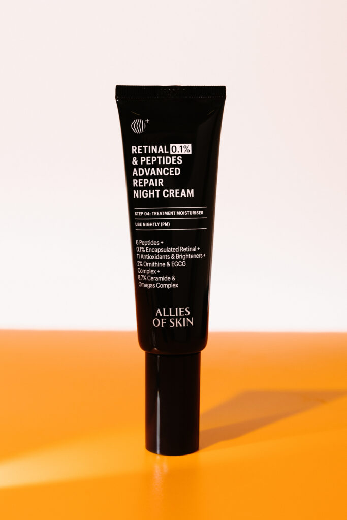 Усиленный ночной крем ретиналем ALLIES OF SKIN Retinal 0,1% &Peptides Advanced Repair Night Cream 48ml