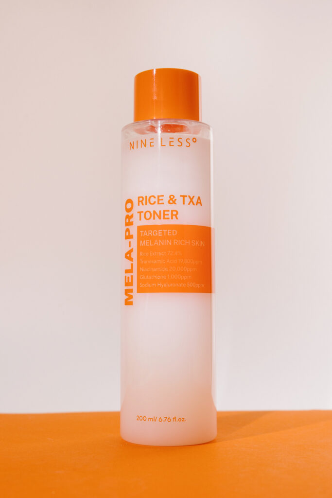 Тонер для лица с экстрактом риса и транексамовой кислотой NINE LESS MELA-PRO Rice & TXA Toner 200ml