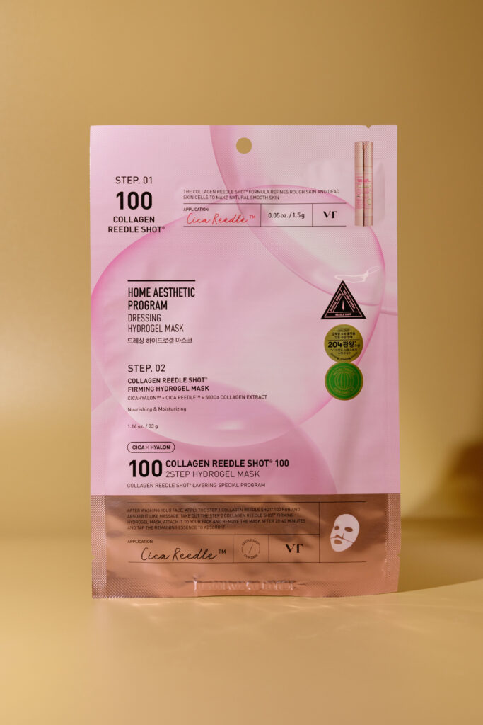 Двухэтапная маска для лица с коллагеном и микроиглами VT Collagen Reedle Shot 100 2step Mask 1.5g + 33g