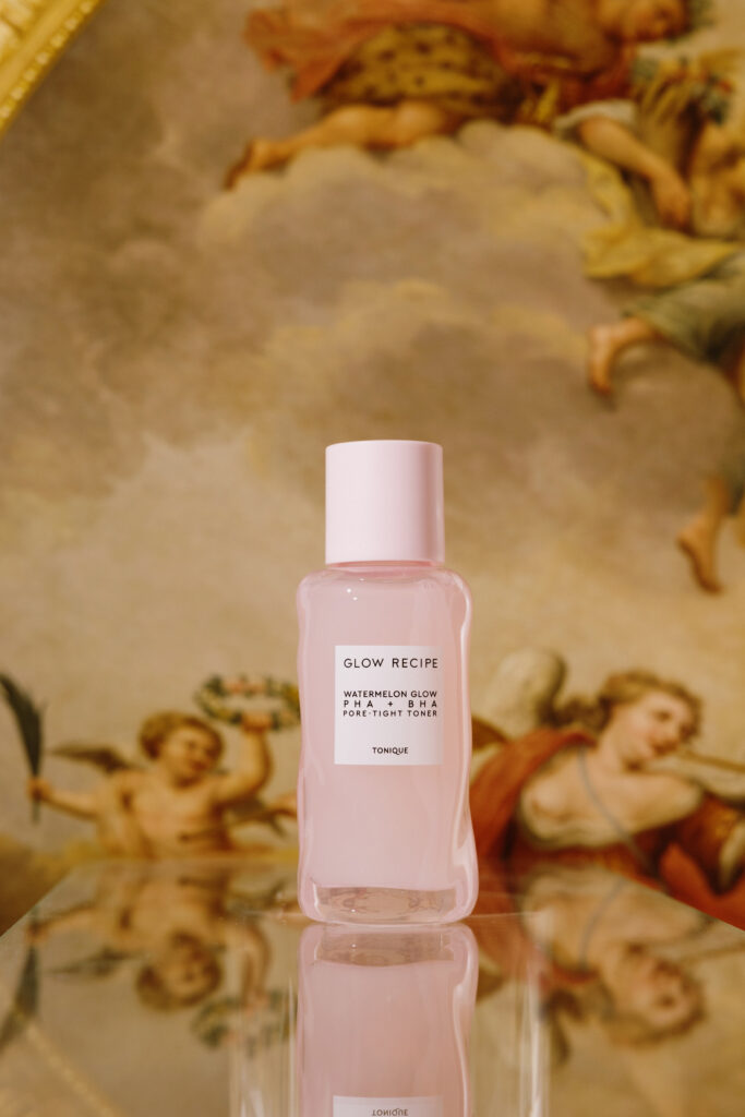 Отшелушиваюший тонер с кислотами Glow Recipe Watermelon Glow PHA + BHA Pore-Tight Toner 40 ml