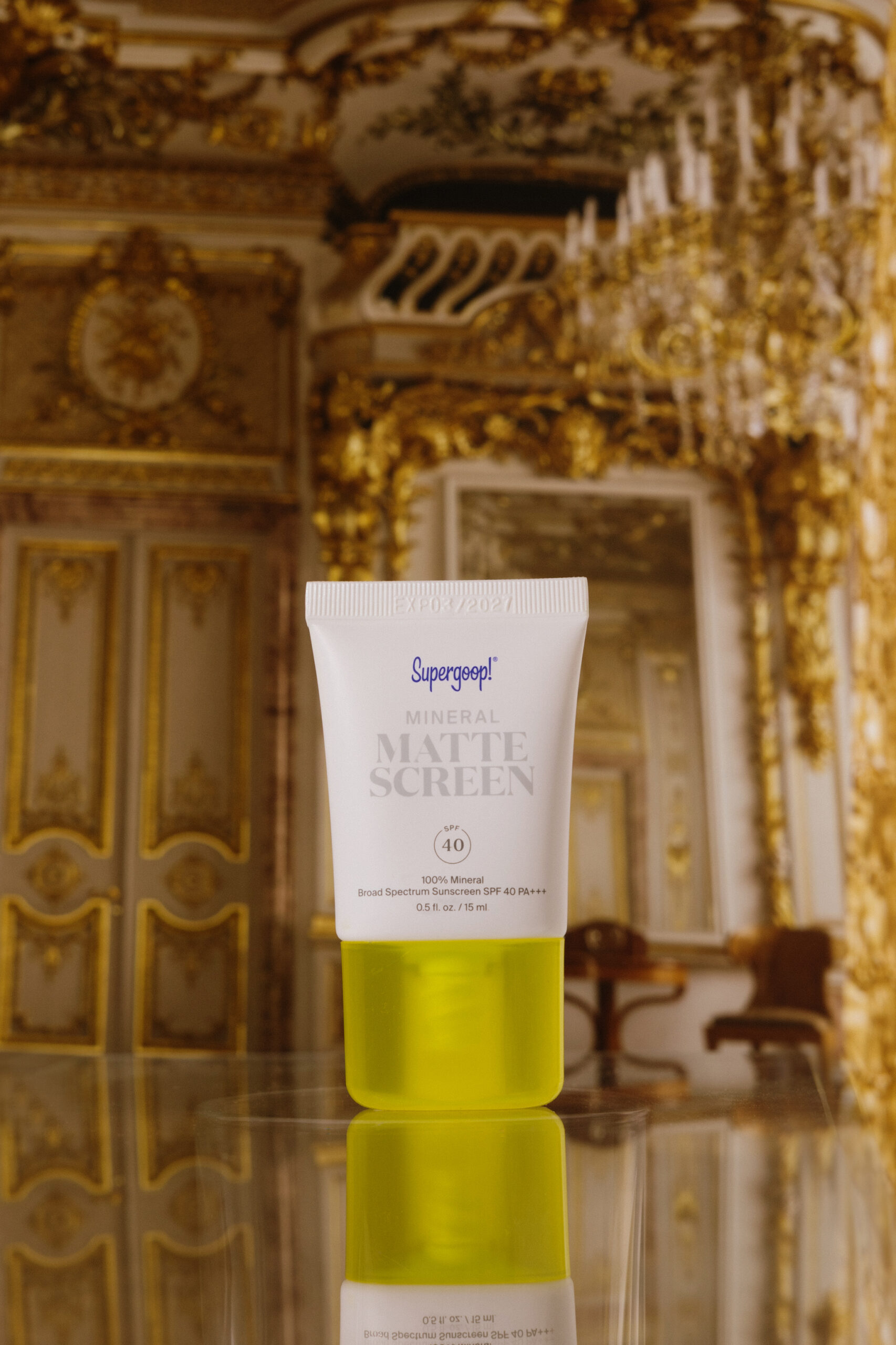 

Матирующий солнцезащитный крем Supergoop! Mineral Matte Screen SPF40+ PA+++ 15ml