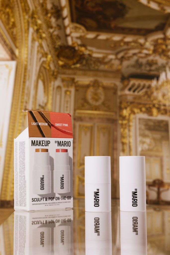 Набор для макияжа MAKEUP BY MARIO Mini Sculpt&Pop On-The-Go 2*4g – Light Medium/Sweet Pink