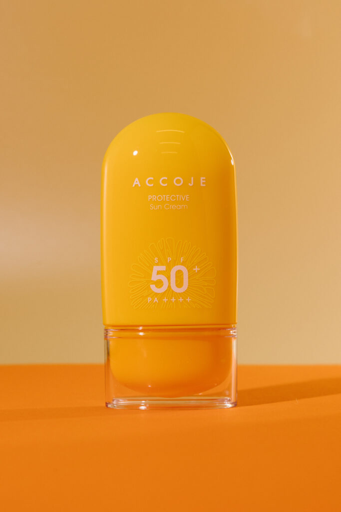 Солнцезащитный крем SPF50 ACCOJE Protective Sun Cream SPF50+ PA++++ 50 ml