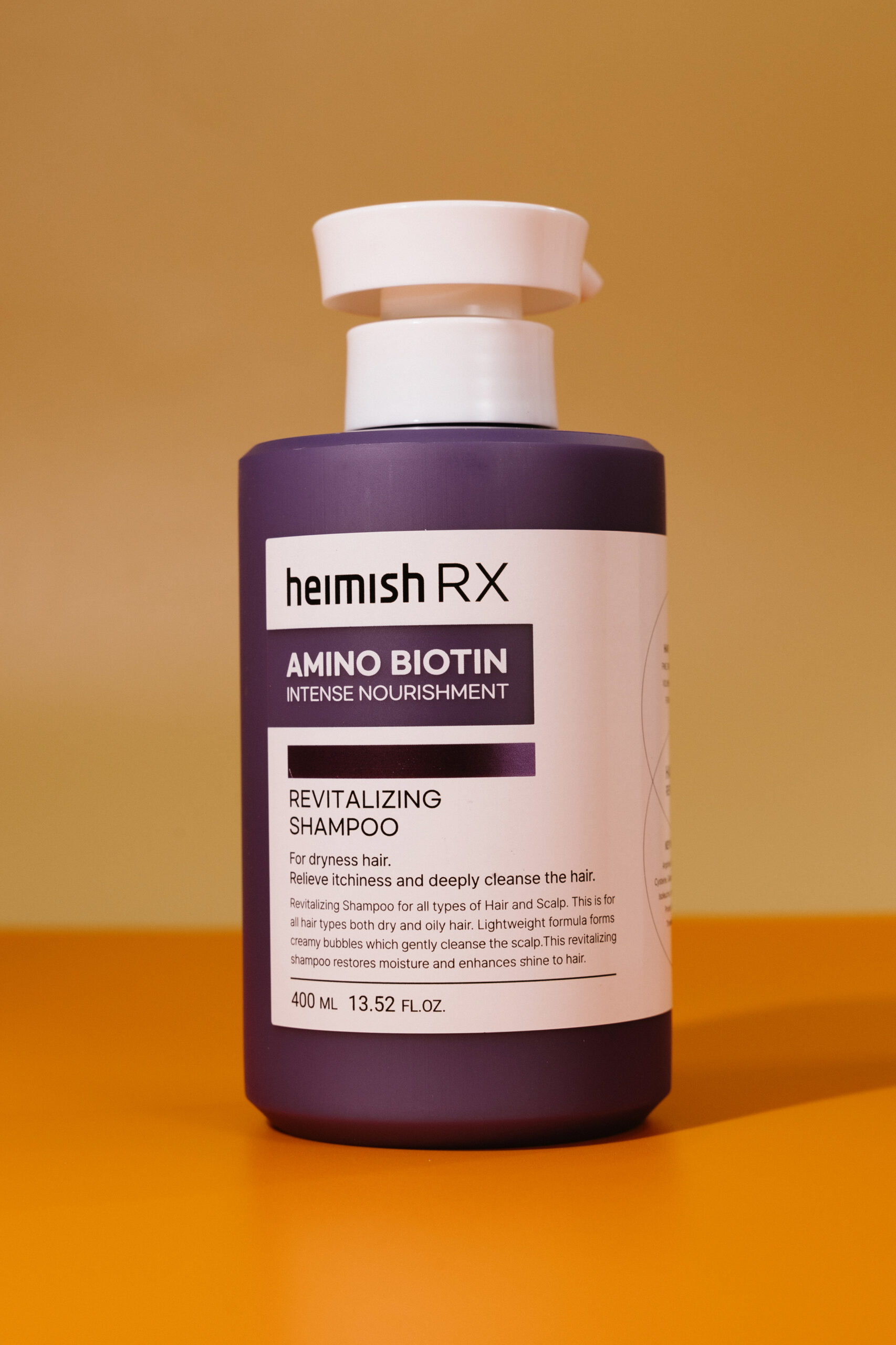 

Питательный шампунь для объема HEIMISH RX Amino Biotin Revitalizing Shampoo 400ml
