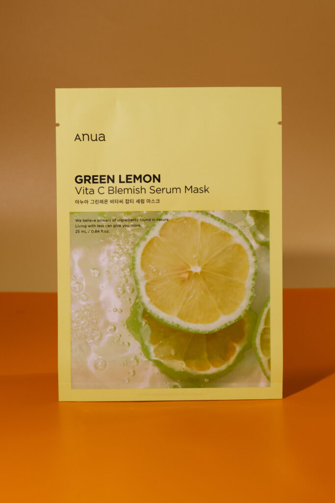 Витаминная маска для лица Anua Green Lemon Vita C Blemish Serum Mask 25ml