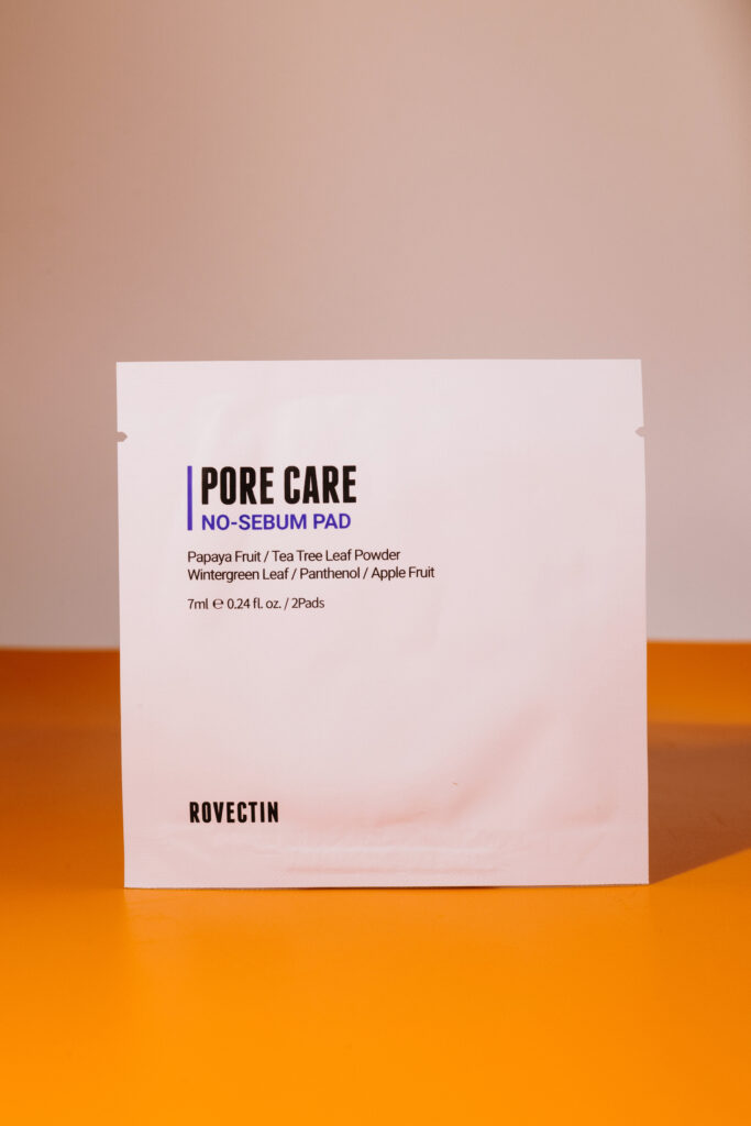 Тонер – пэды для работы с порами ROVECTIN Pore Care No-Sebum Pad 2Pads*7ml