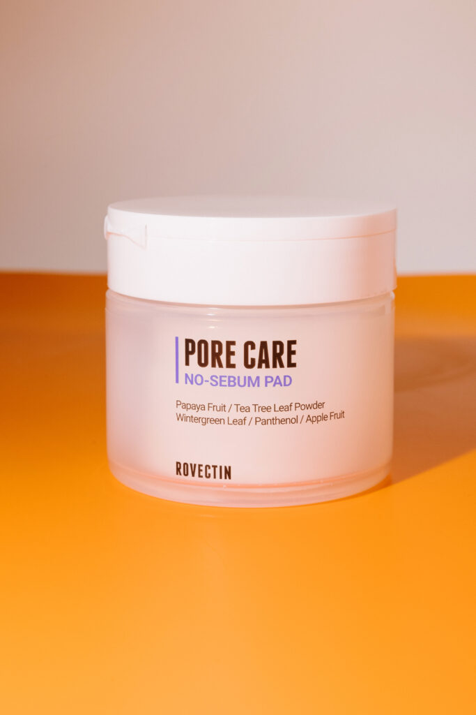 Тонер – пэды для работы с порами ROVECTIN Pore Care No-Sebum Pad 60шт
